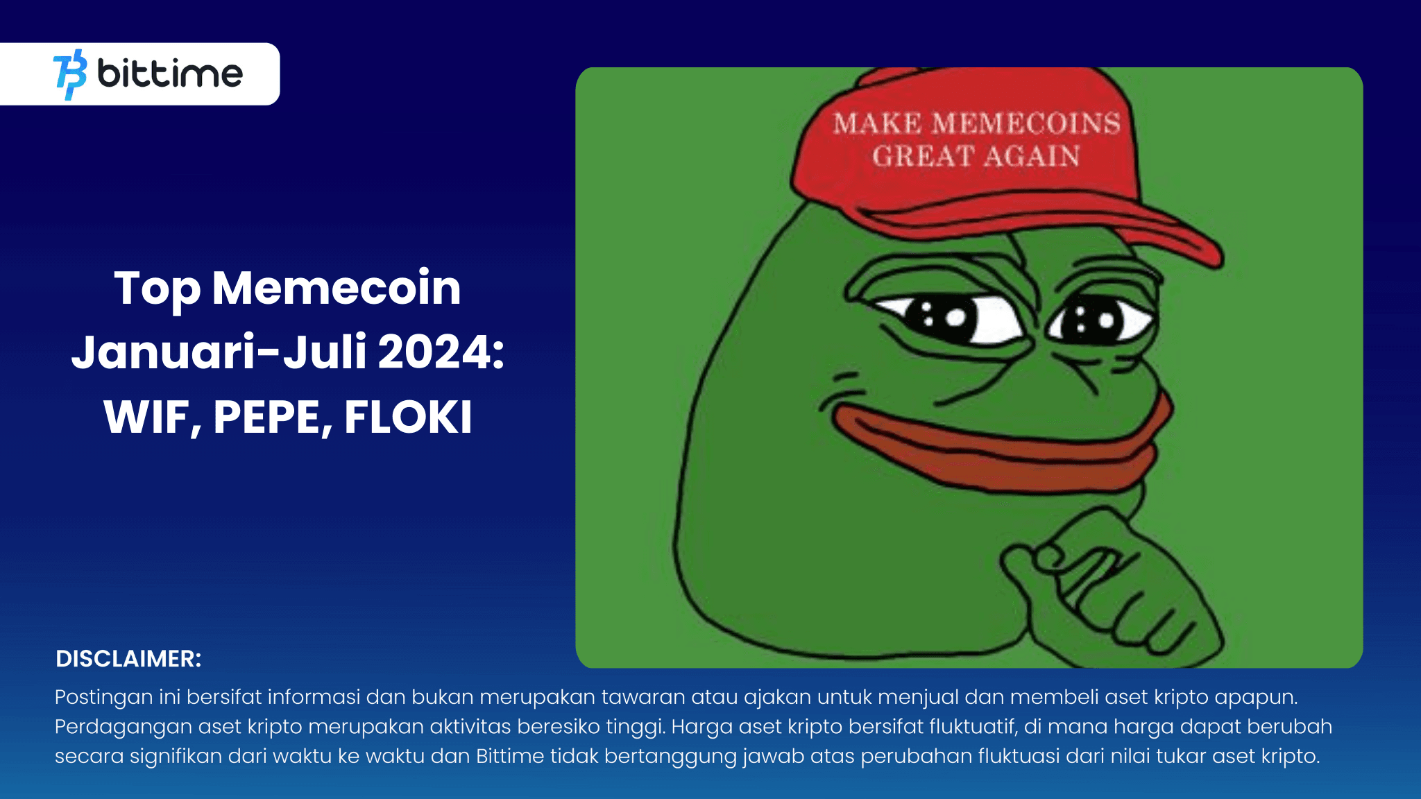 Top Memecoin Januari Juli 2024 WIF PEPE FLOKI