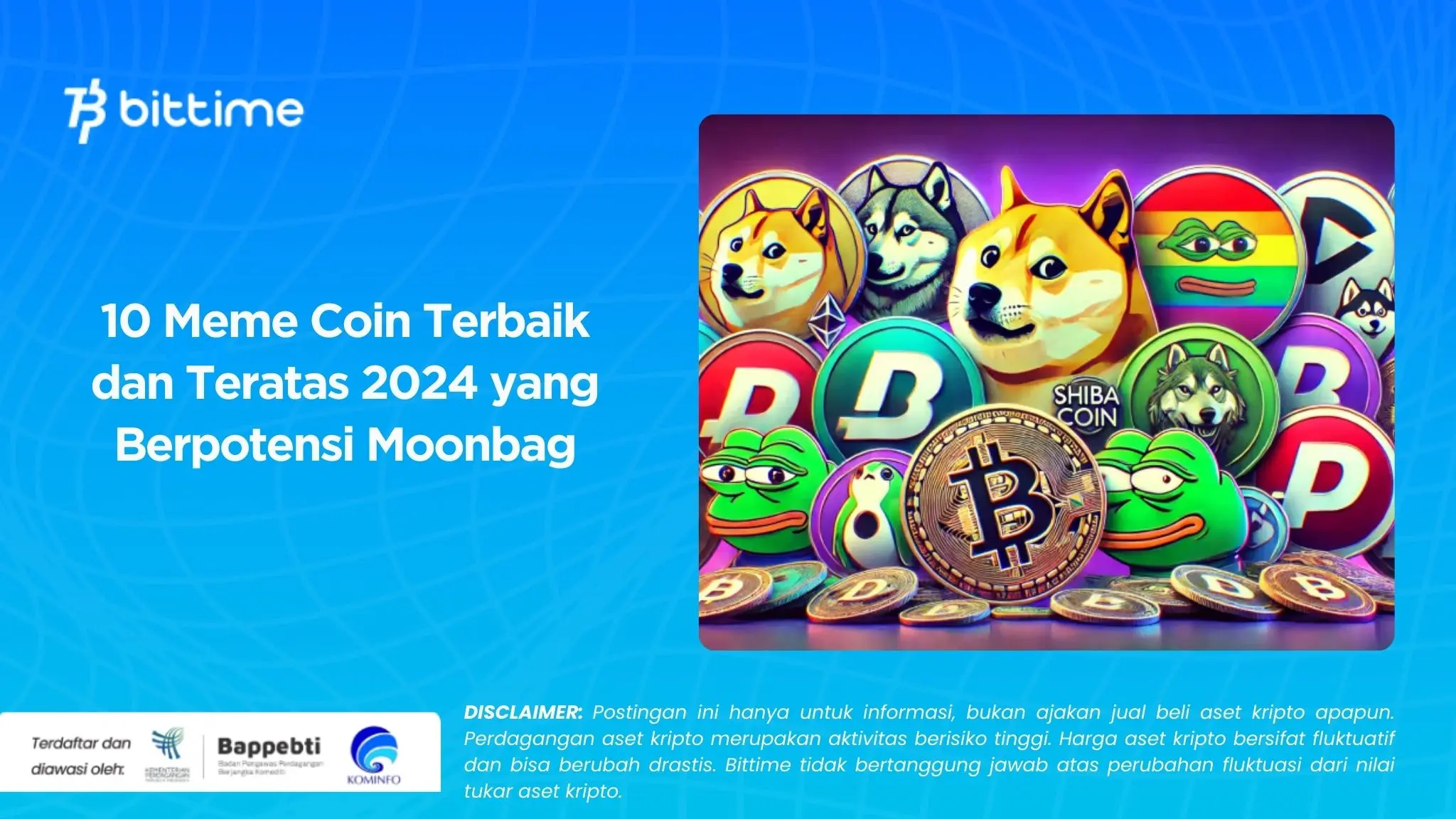 10 Meme Coin Terbaik dan Teratas 2024 yang Berpotensi Moonbag.webp