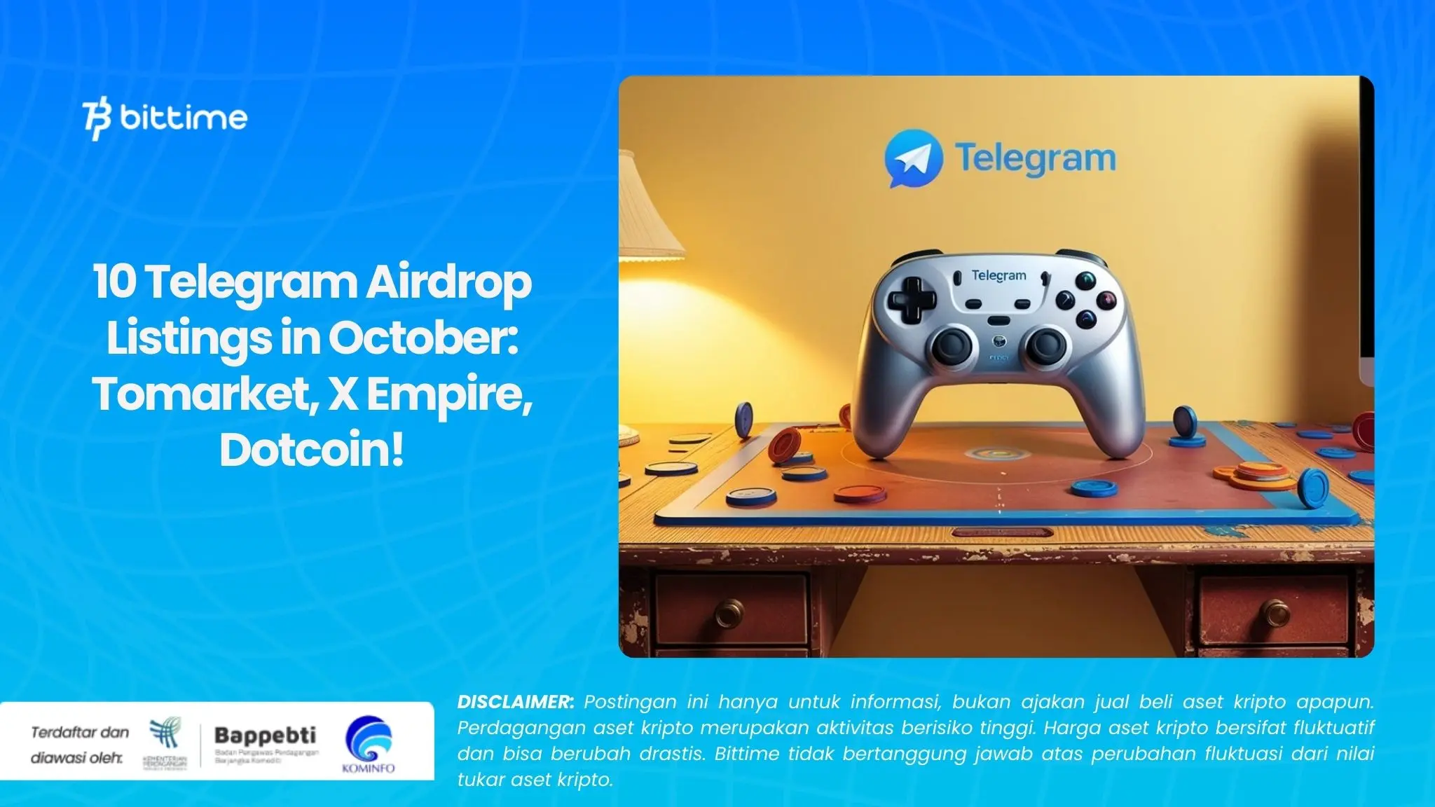 10 Telegram Airdrop Listings in October: Tomarket, X Empire, Dotcoin!