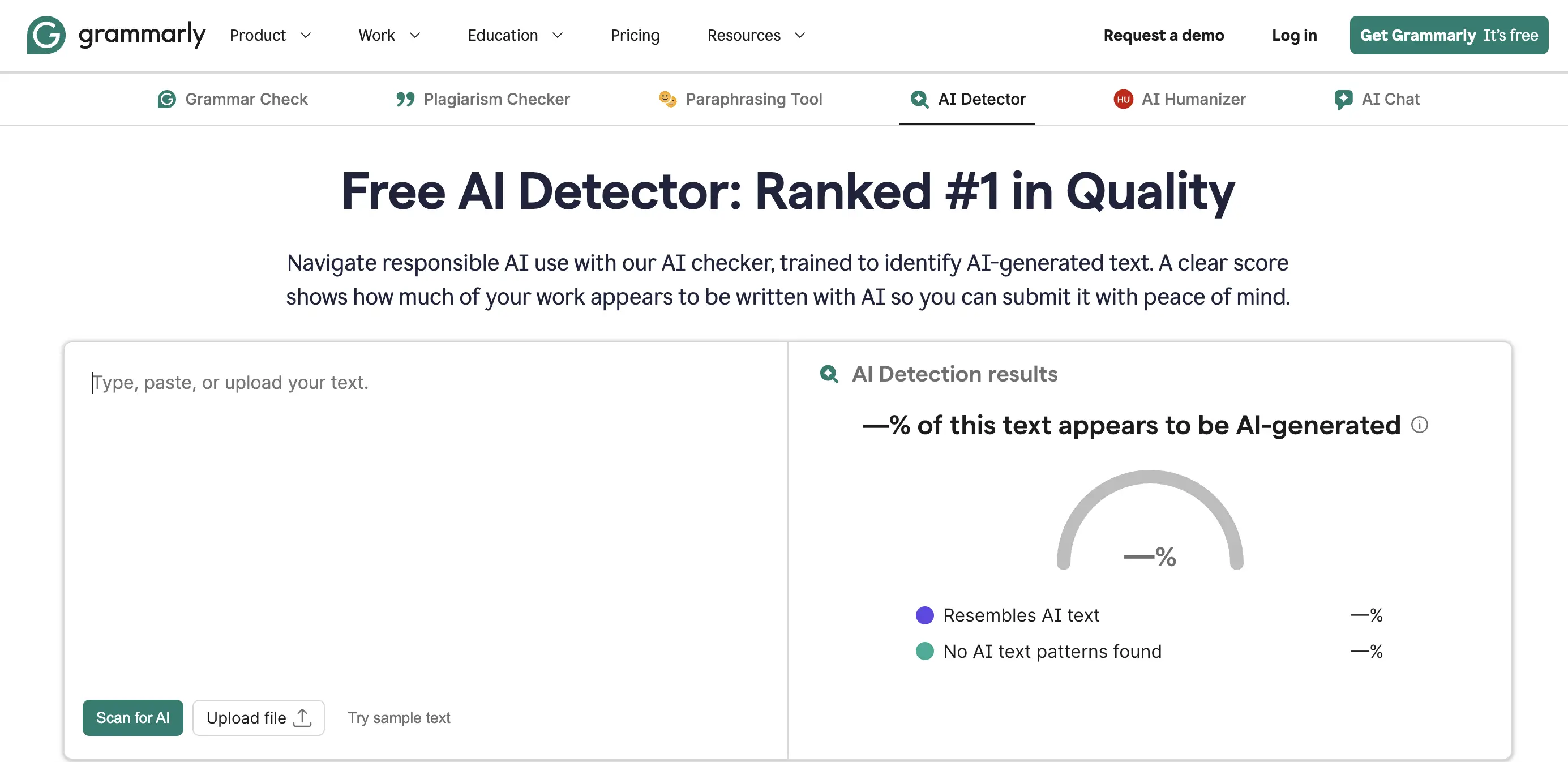 11 Tools AI Detector Terbaik Akurasi, Fitur, dan Kelebihannya - grammarly.webp