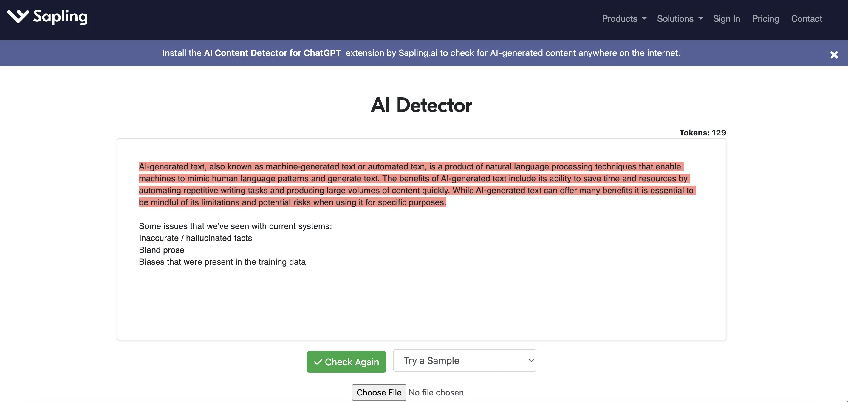 11 Tools AI Detector Terbaik Akurasi, Fitur, dan Kelebihannya - sapling.webp