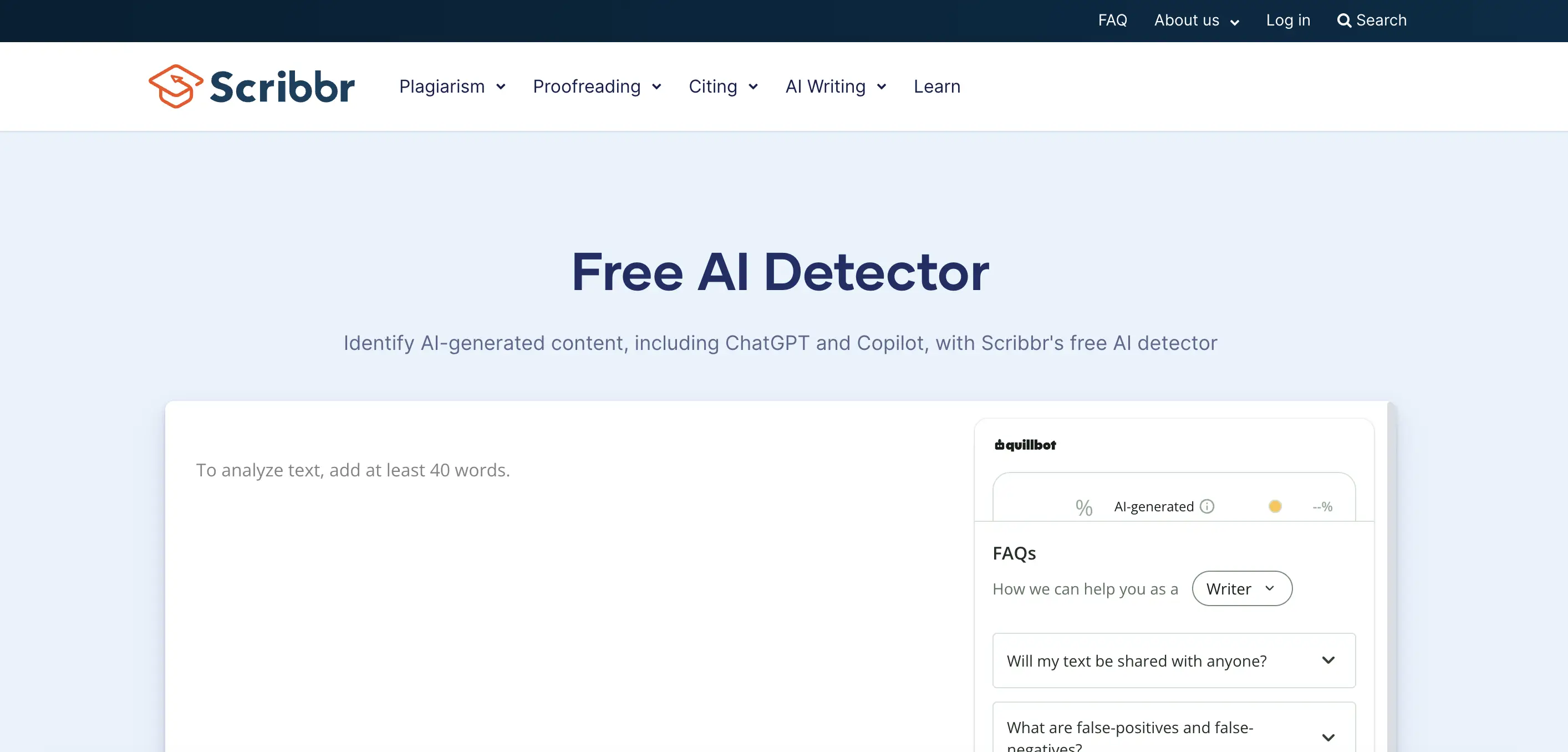 11 Tools AI Detector Terbaik Akurasi, Fitur, dan Kelebihannya - scribbr.webp