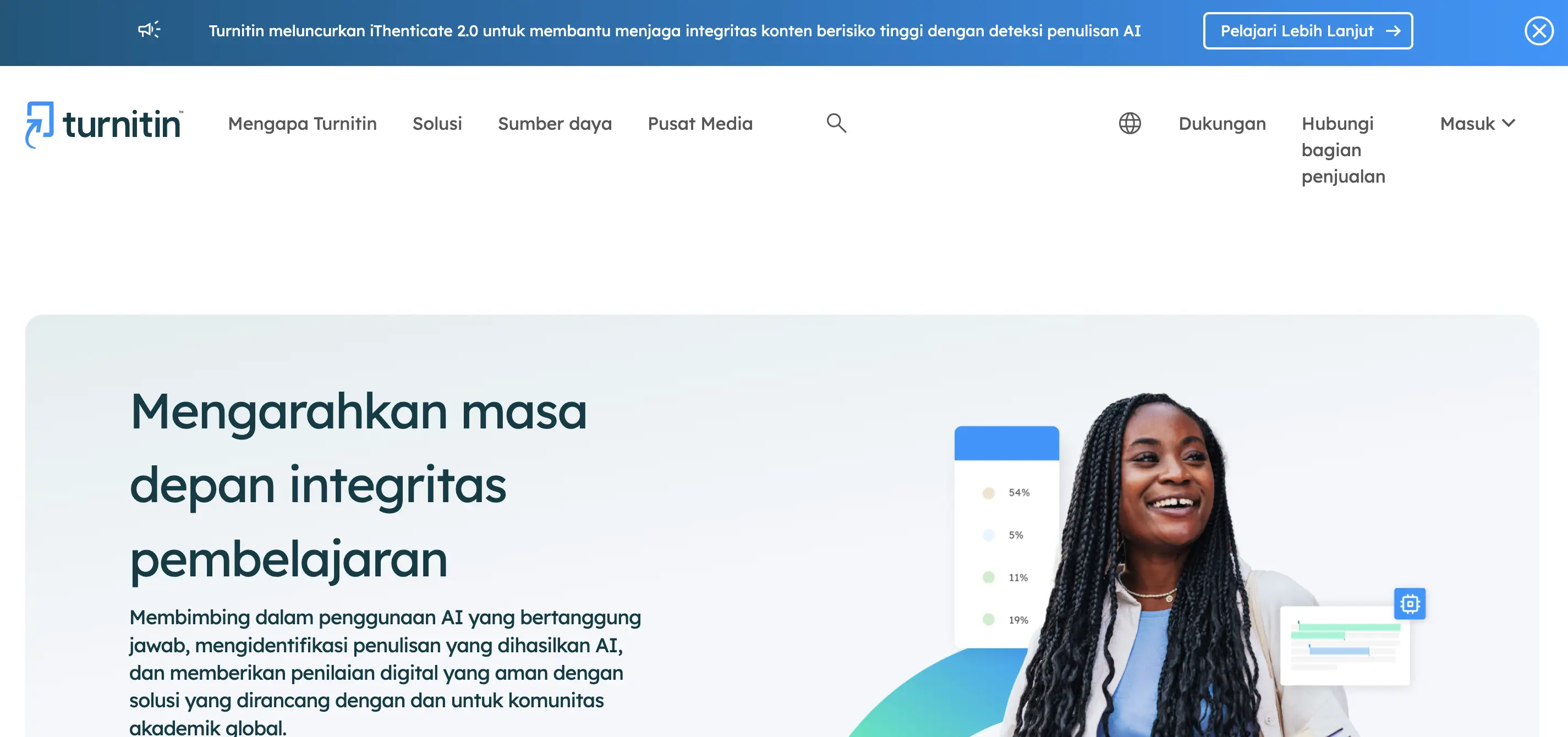 11 Tools AI Detector Terbaik Akurasi, Fitur, dan Kelebihannya - turnitin.webp