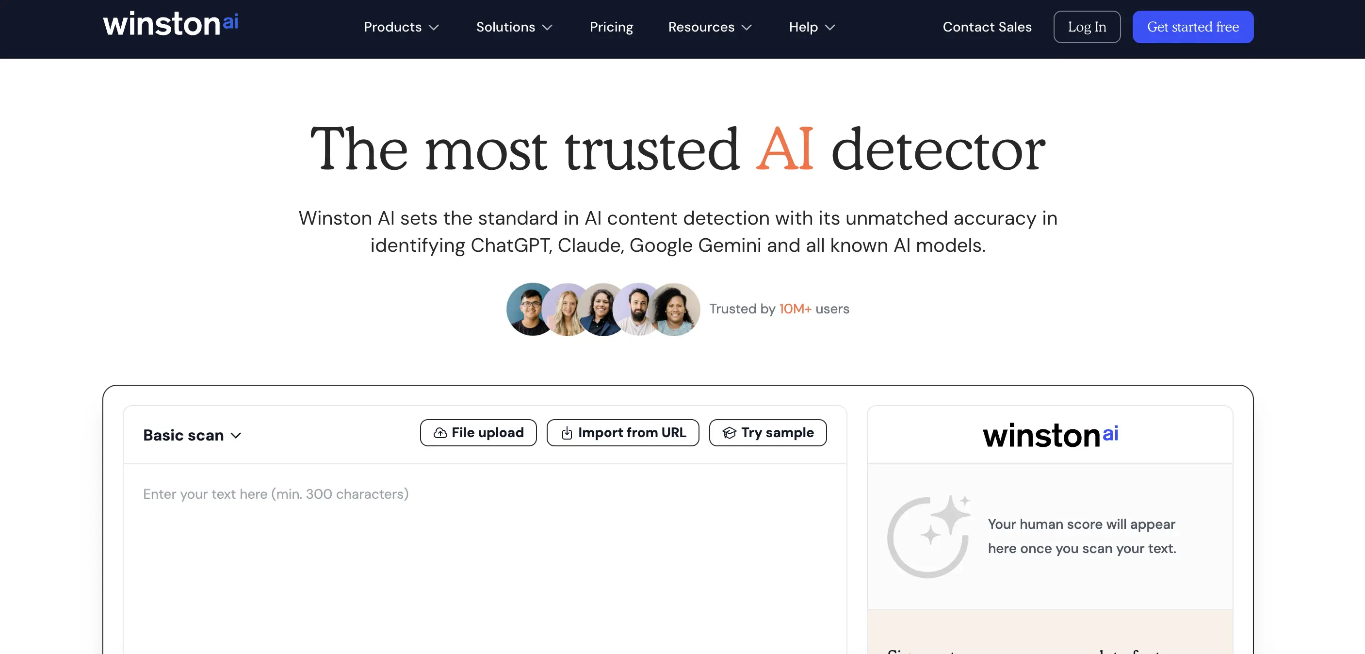11 Tools AI Detector Terbaik Akurasi, Fitur, dan Kelebihannya - winston ai.webp
