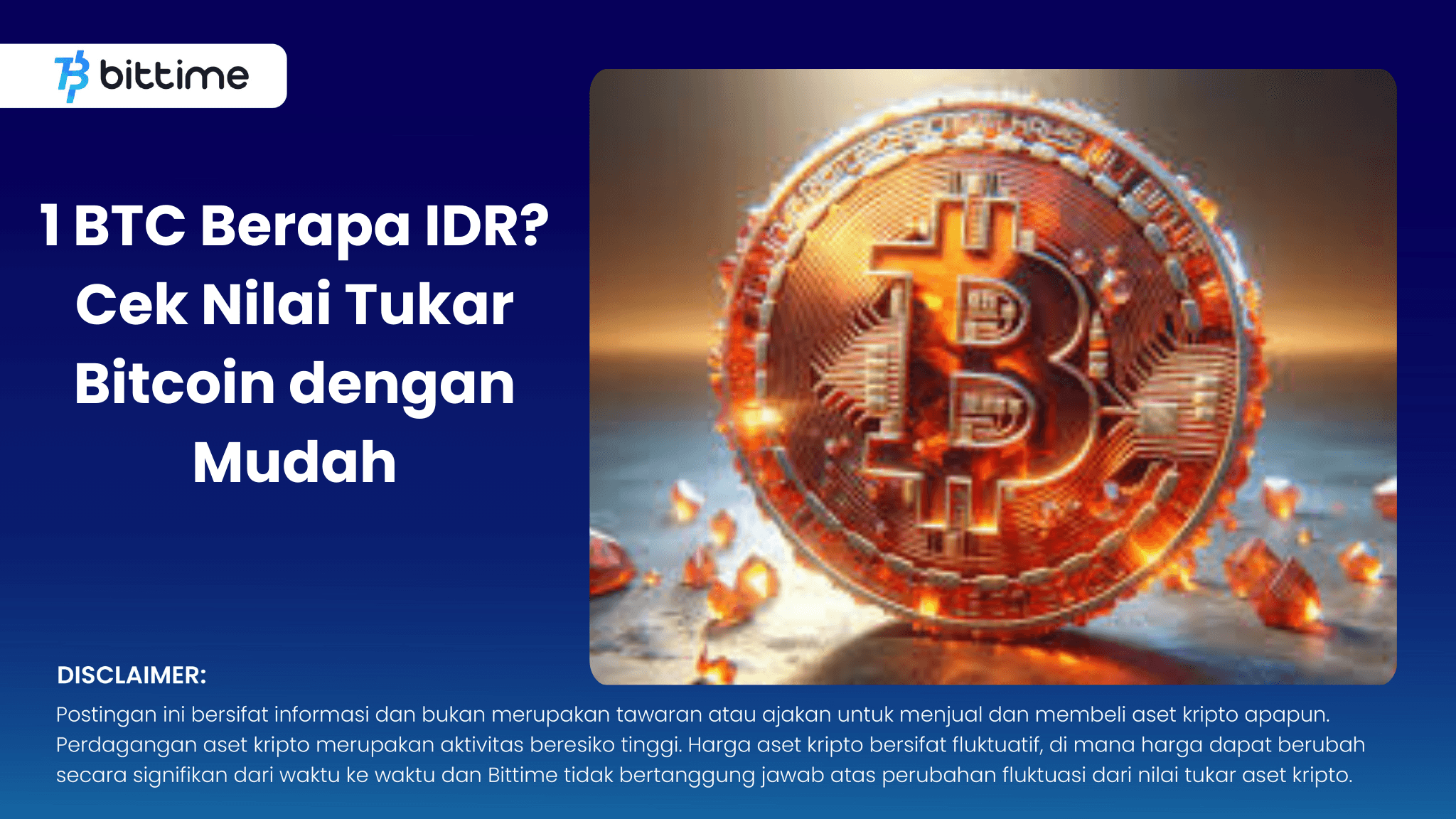 1 BTC Berapa IDR? Cek Nilai Tukar Bitcoin dengan Mudah