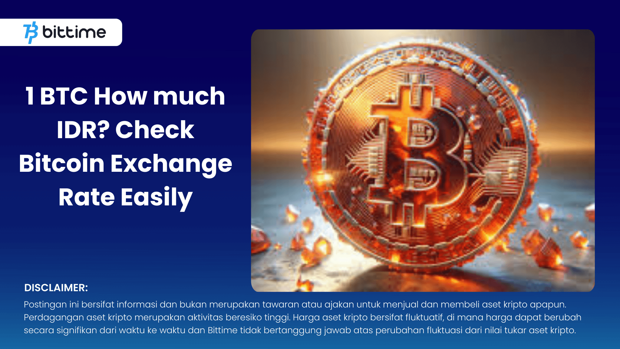 1 BTC How much IDR? Check Bitcoin Exchange Rate Easily