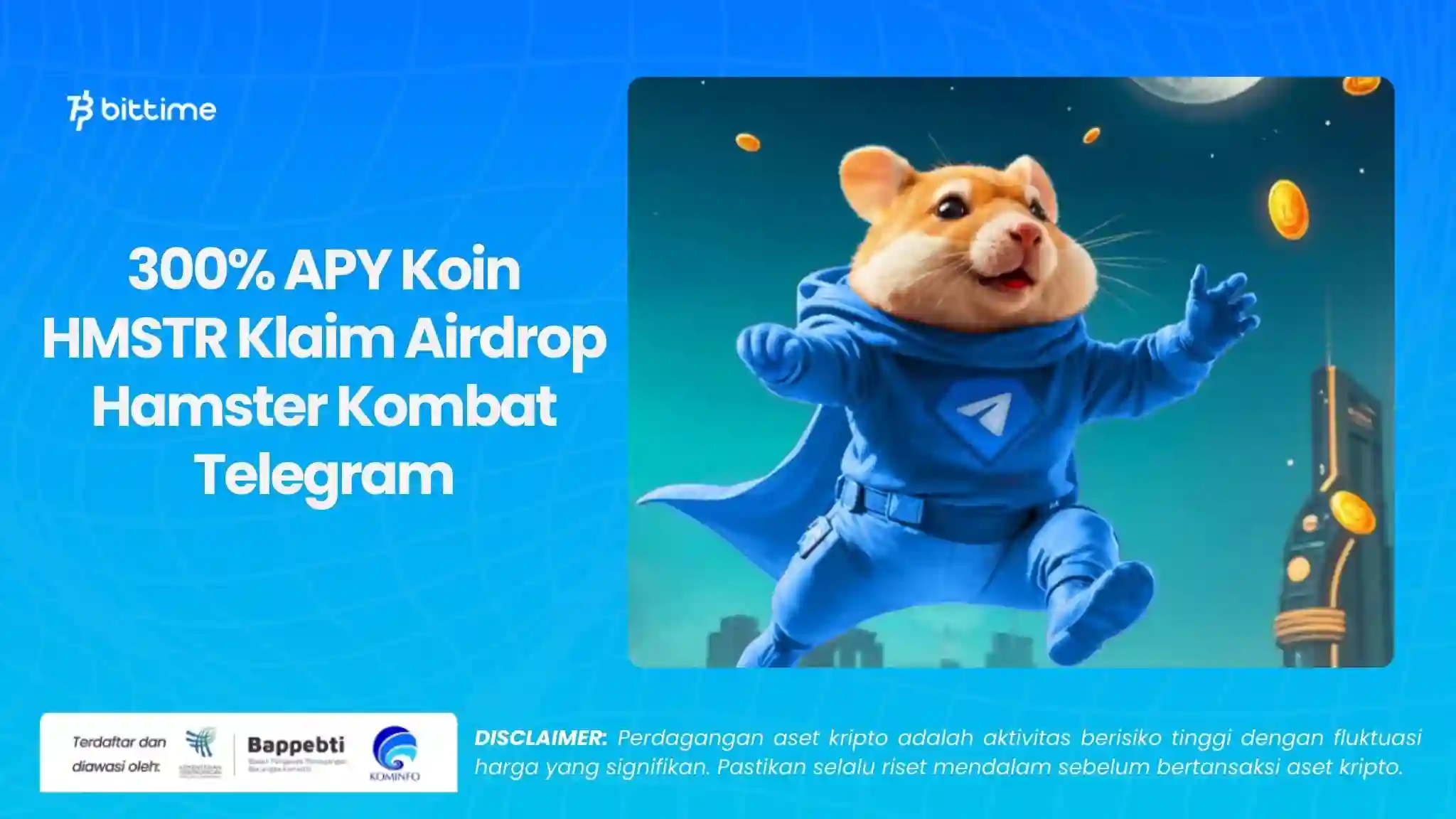 300% APY Koin HMSTR Klaim Airdrop Hamster Kombat Telegram.webp