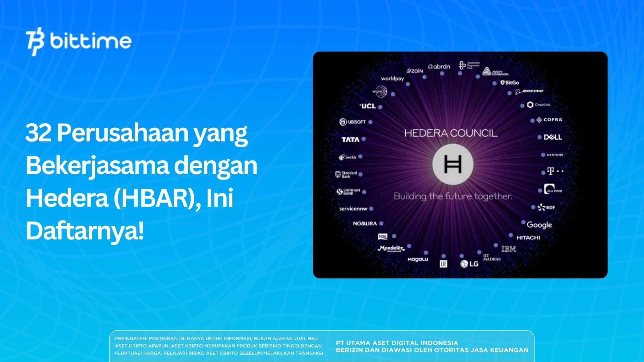 32 Perusahaan yang Bekerjasama dengan Hedera (HBAR), Ini Daftarnya!