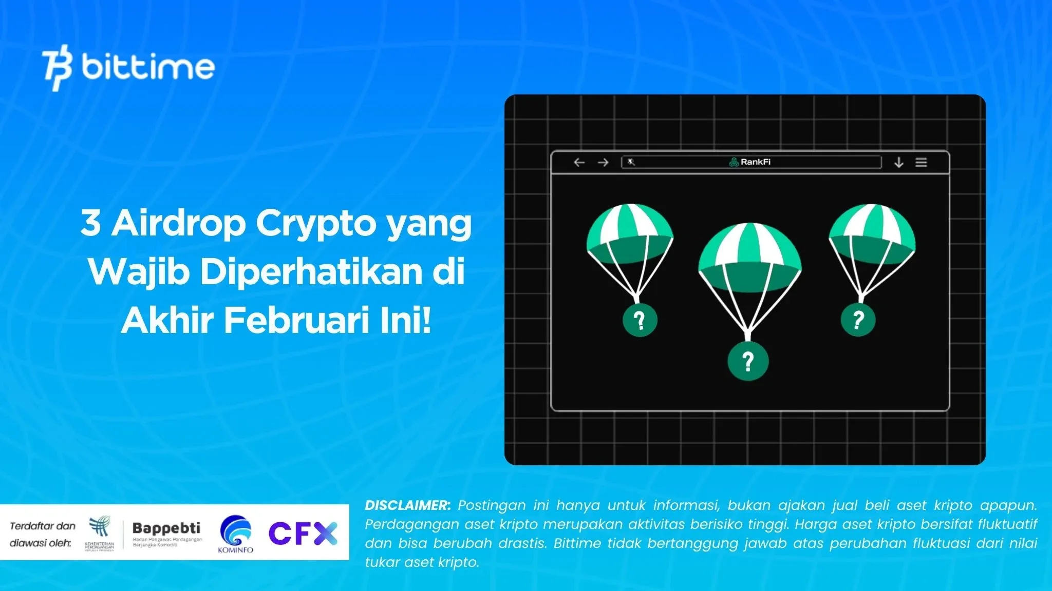 3 Airdrop Crypto yang Wajib Diperhatikan di Akhir Februari Ini!