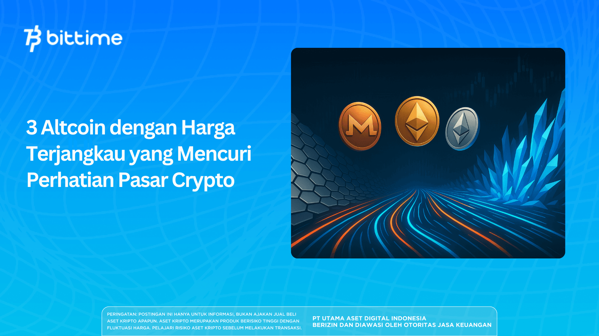 3 Altcoin dengan Harga Terjangkau yang Mencuri Perhatian Pasar Crypto