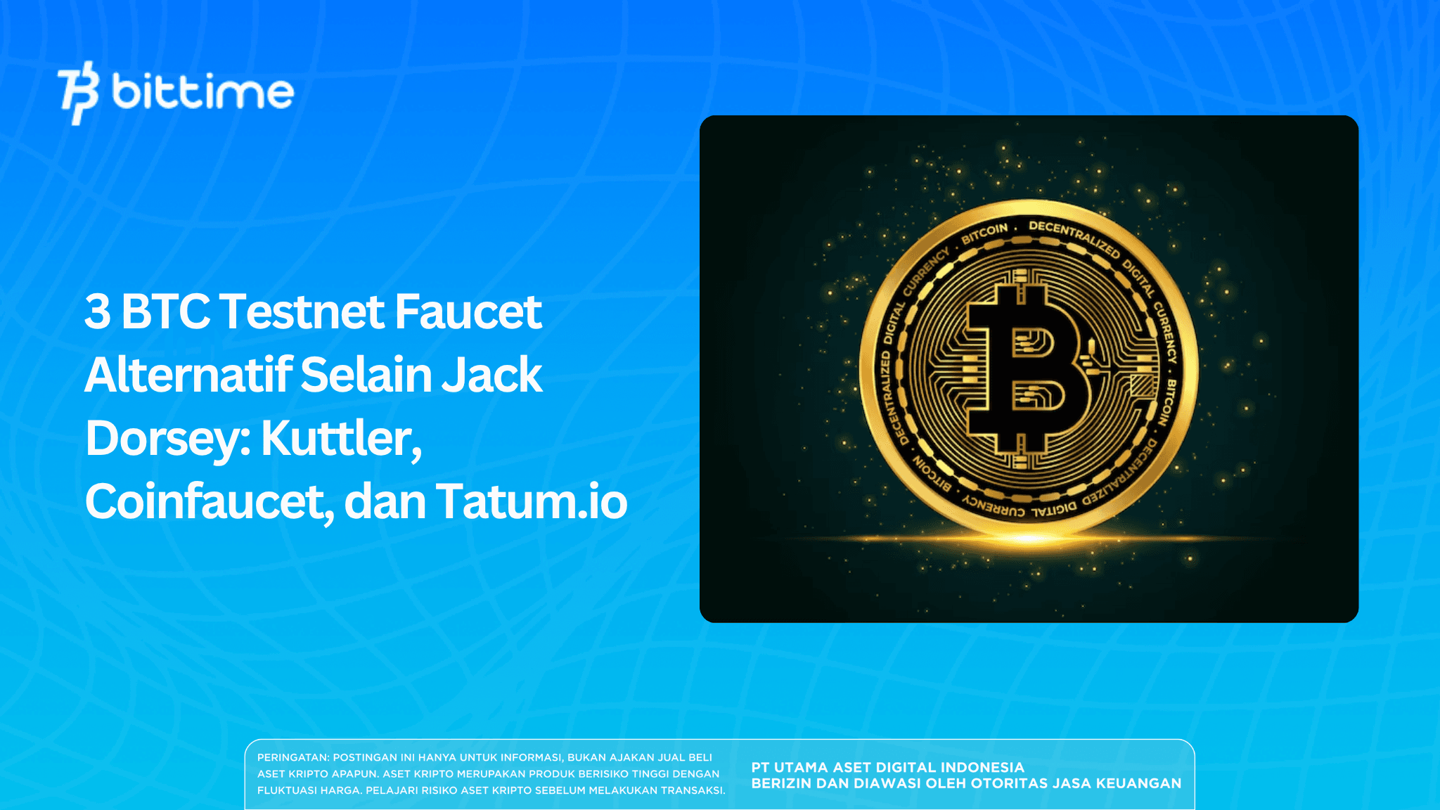 3 Alternative BTC Testnet Faucets Besides Jack Dorsey: Kuttler, Coinfaucet, and Tatum.io