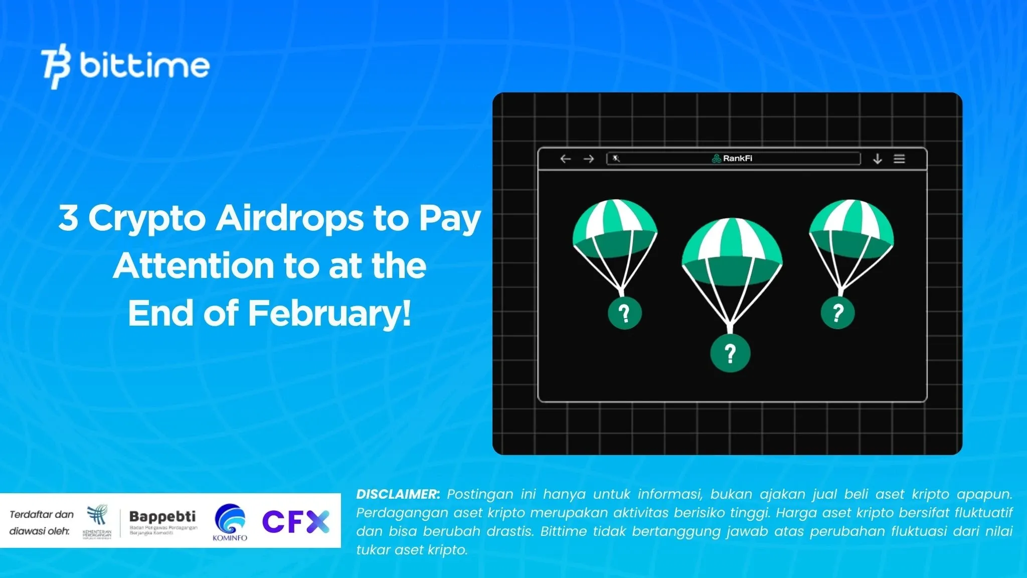 3 Crypto Airdrops to Pay Attention to at the End of February!