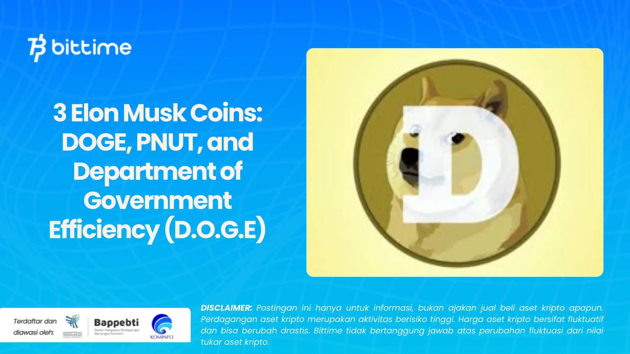 3 Elon Musk Coins DOGE, PNUT, and Department of Government Efficiency