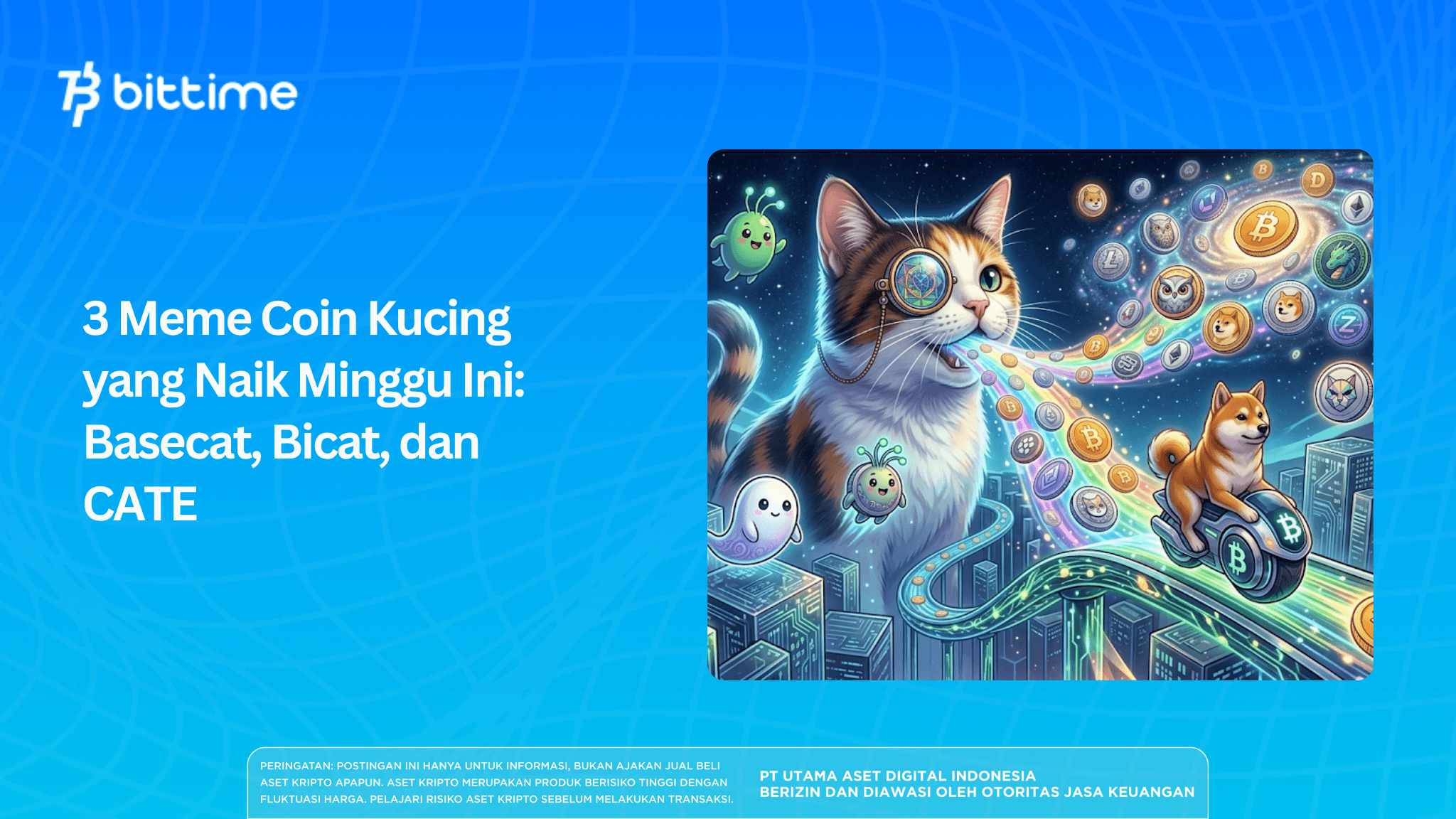3 Meme Coin Kucing yang Naik Minggu Ini Basecat, Bicat, dan CATE.png