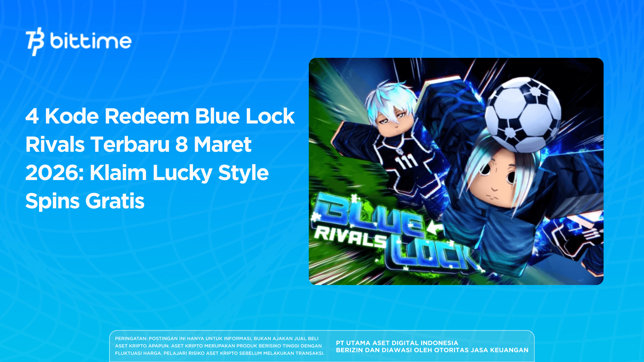 4 Kode Redeem Blue Lock Rivals Terbaru 8 - 9 Maret 2026: Klaim Lucky Style Spins Gratis