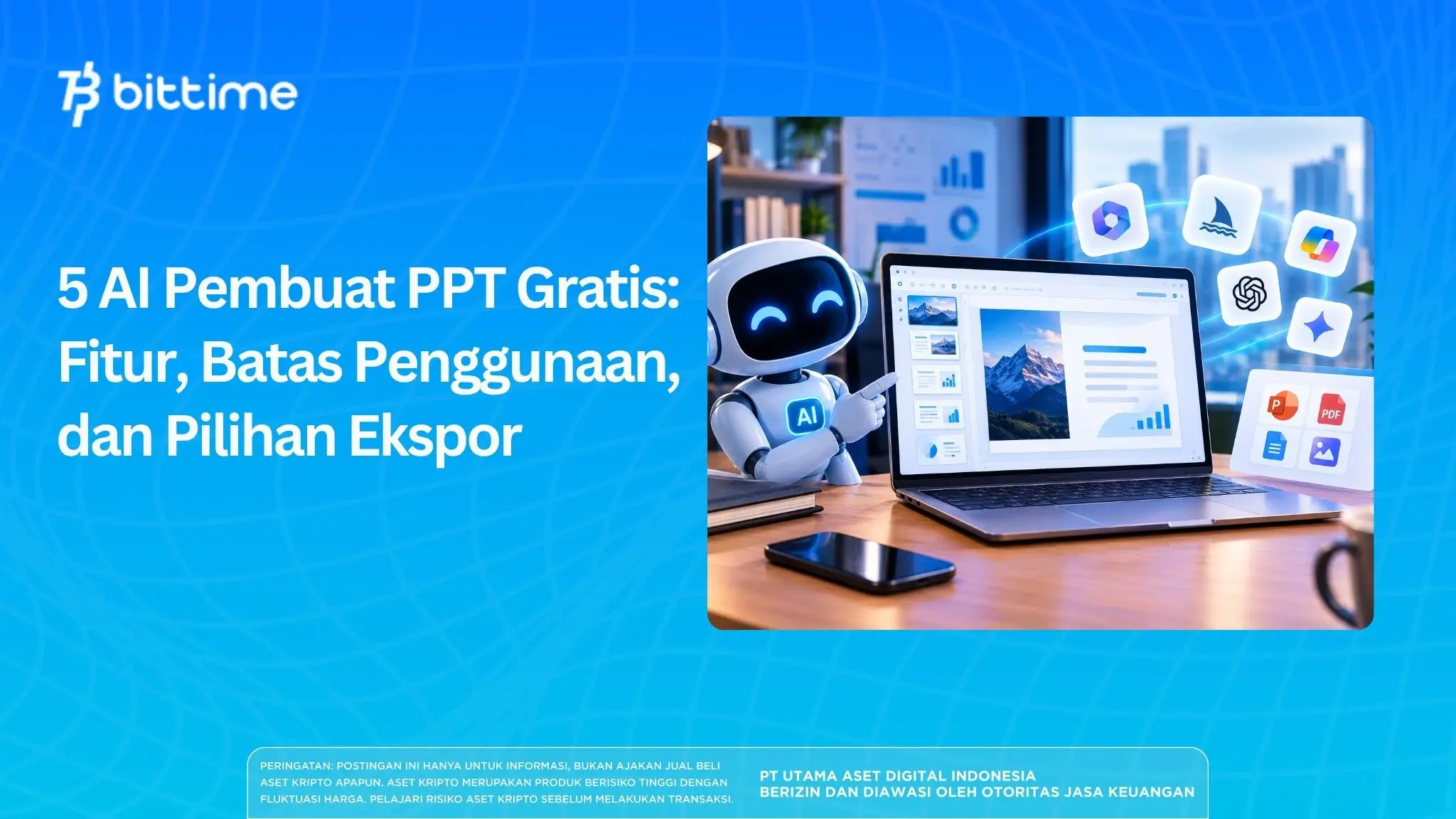 5 AI Pembuat PPT Gratis: Fitur, Batas Penggunaan, dan Pilihan Ekspor
