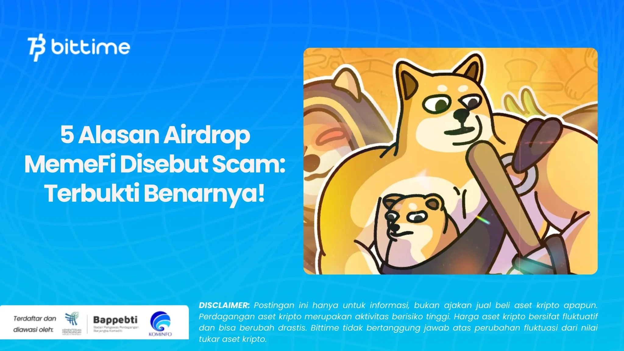 5 Alasan Airdrop MemeFi Disebut Scam Terbukti Benarnya!