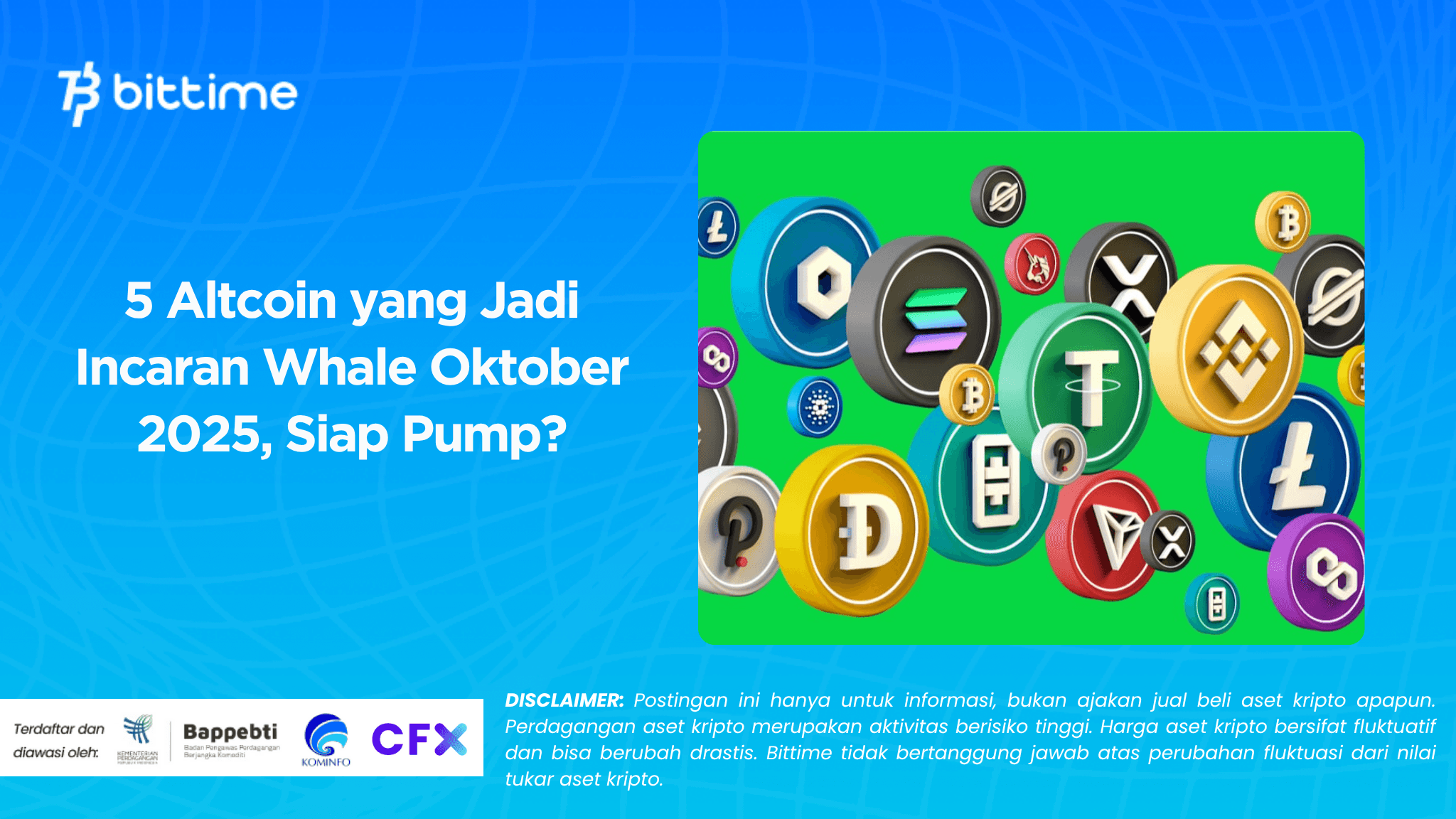 5 Altcoin yang Jadi Incaran Whale Oktober 2025, Siap Pump?