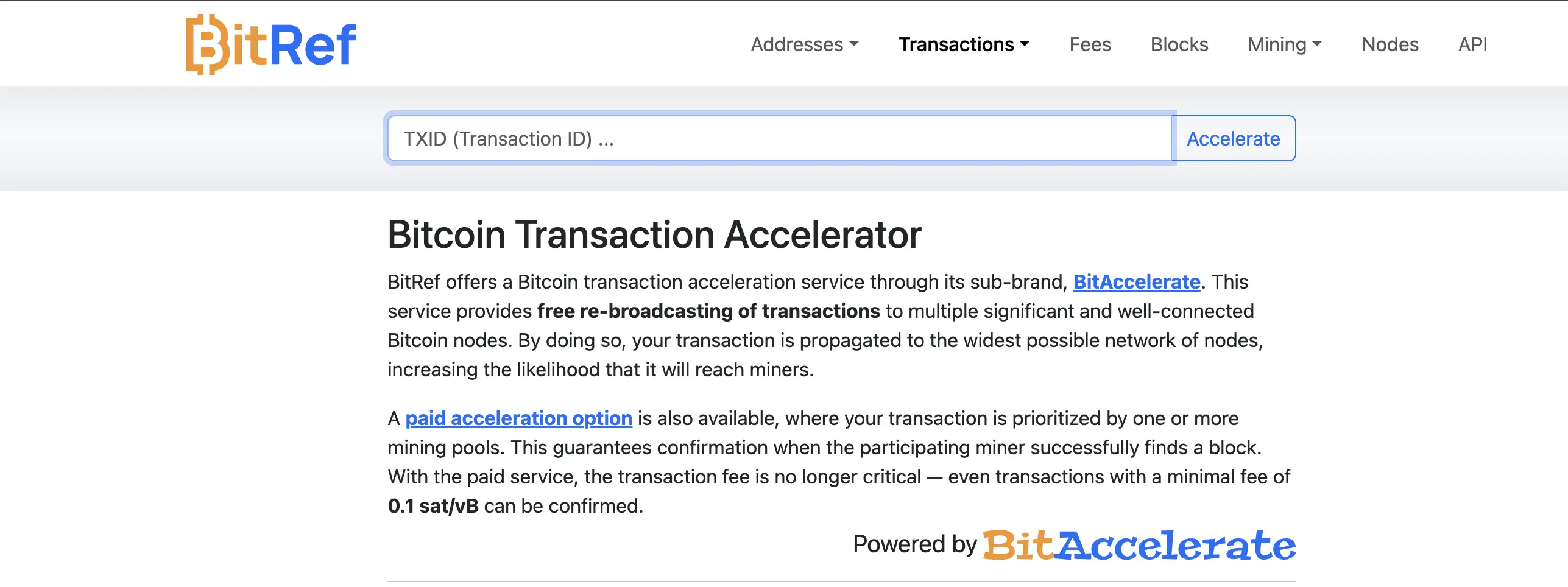 5 Bitcoin Accelerator untuk Transaksi BTC Macet Terpopuler Gratis dan Berbayar - bitref.webp