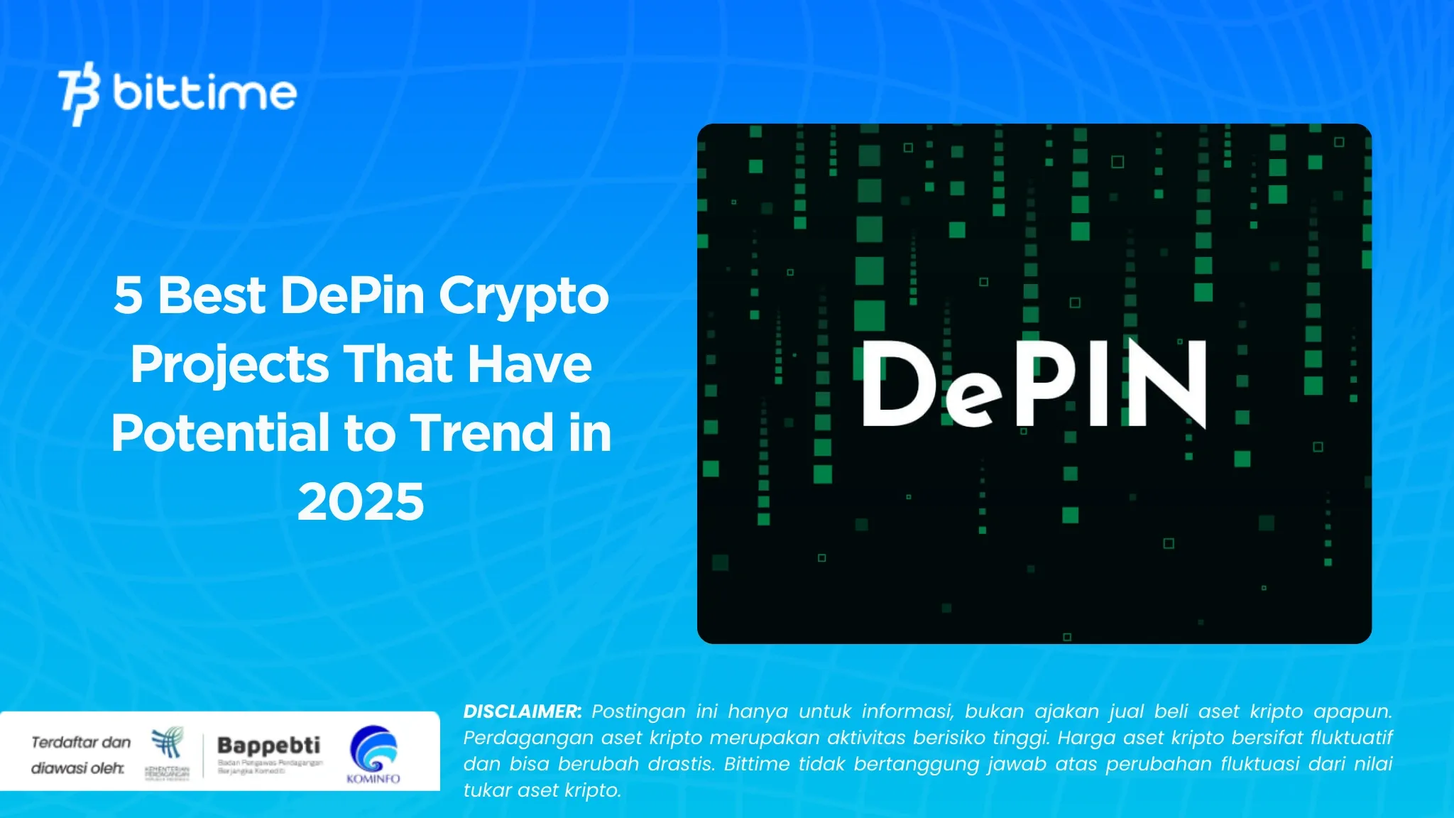 5 Proyek DePin Crypto Terbaik yang Berpotensi Trending di 2025