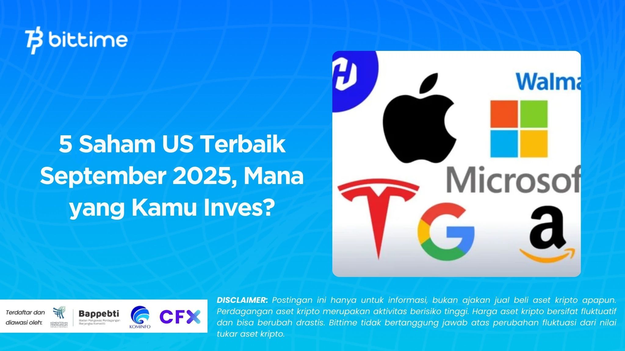 5 Saham US Terbaik September 2025, Mana yang Kamu Inves