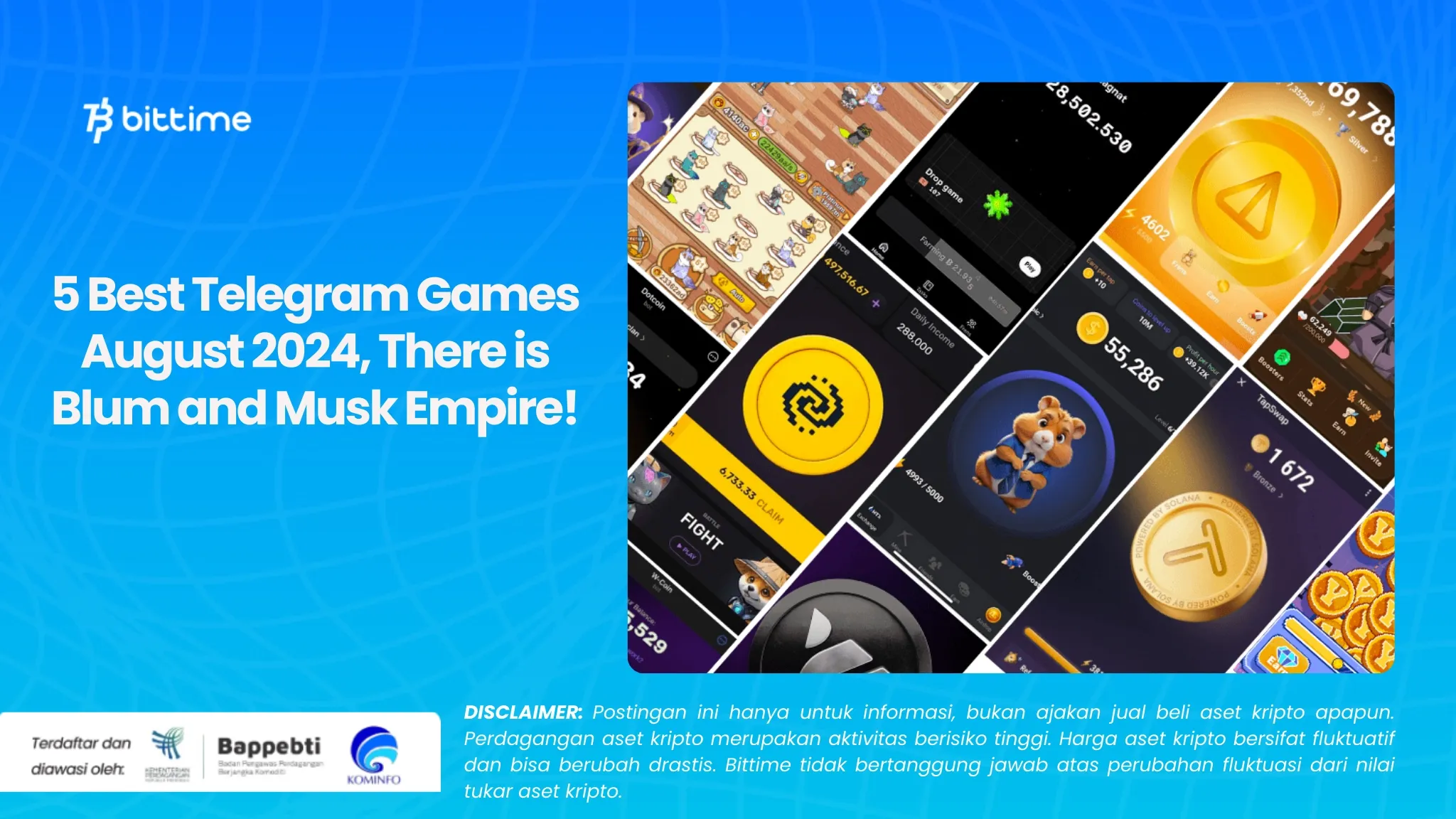 5 Telegram Game Terbaik Agustus 2024, Ada Blum dan Musk Empire