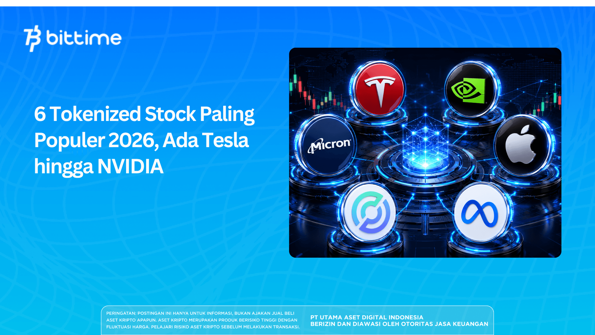 6 Tokenized Stock Paling Populer 2026, Ada Tesla hingga NVIDIA