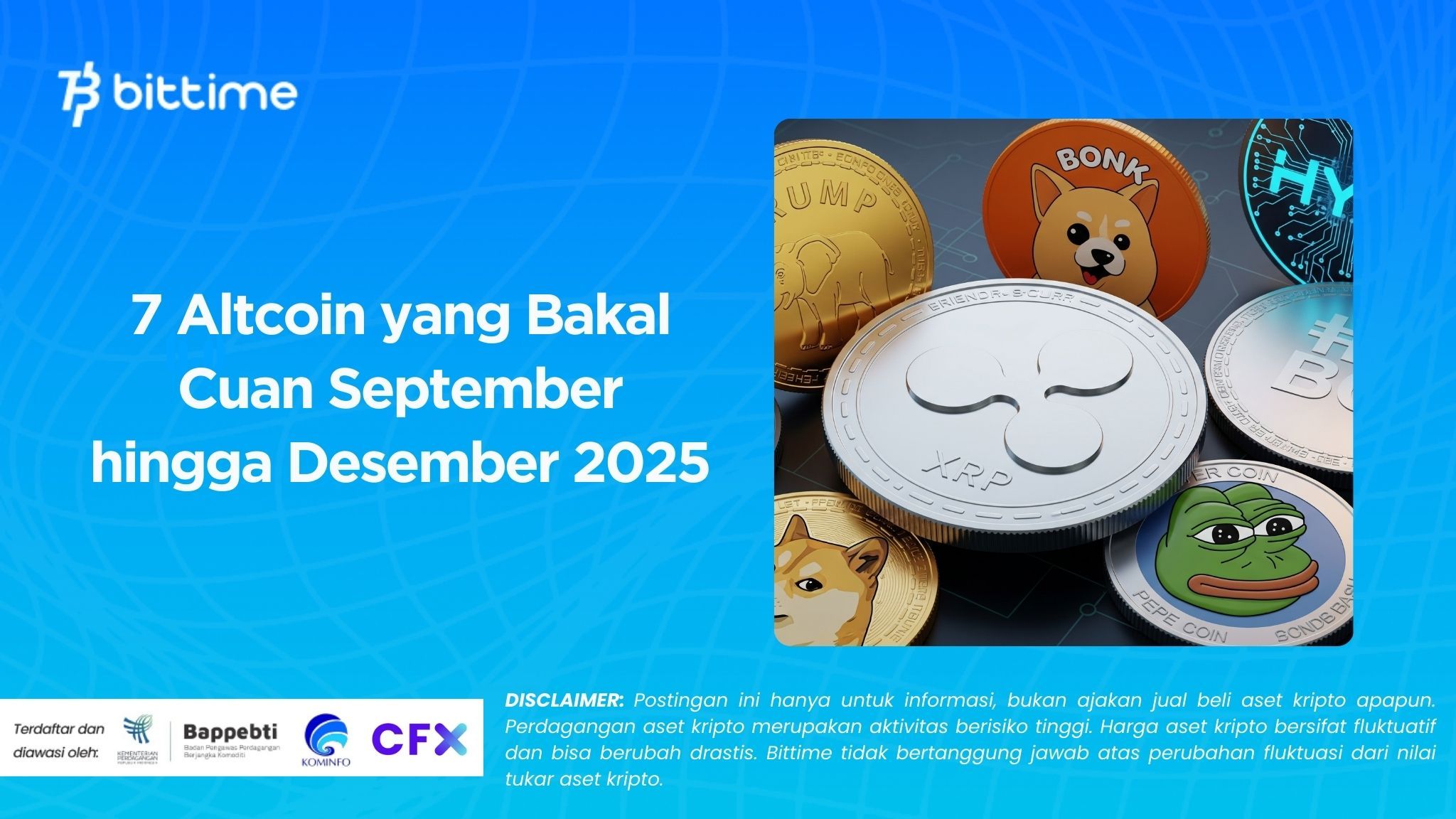 7 Altcoin yang Bakal Cuan September hingga Desember 2025
