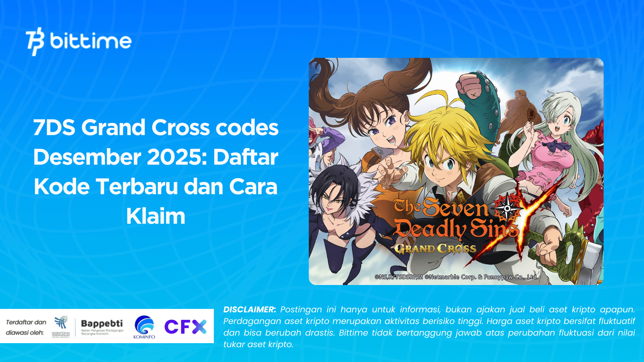 7DS Grand Cross codes December 2025: Latest Code List and How to Claim