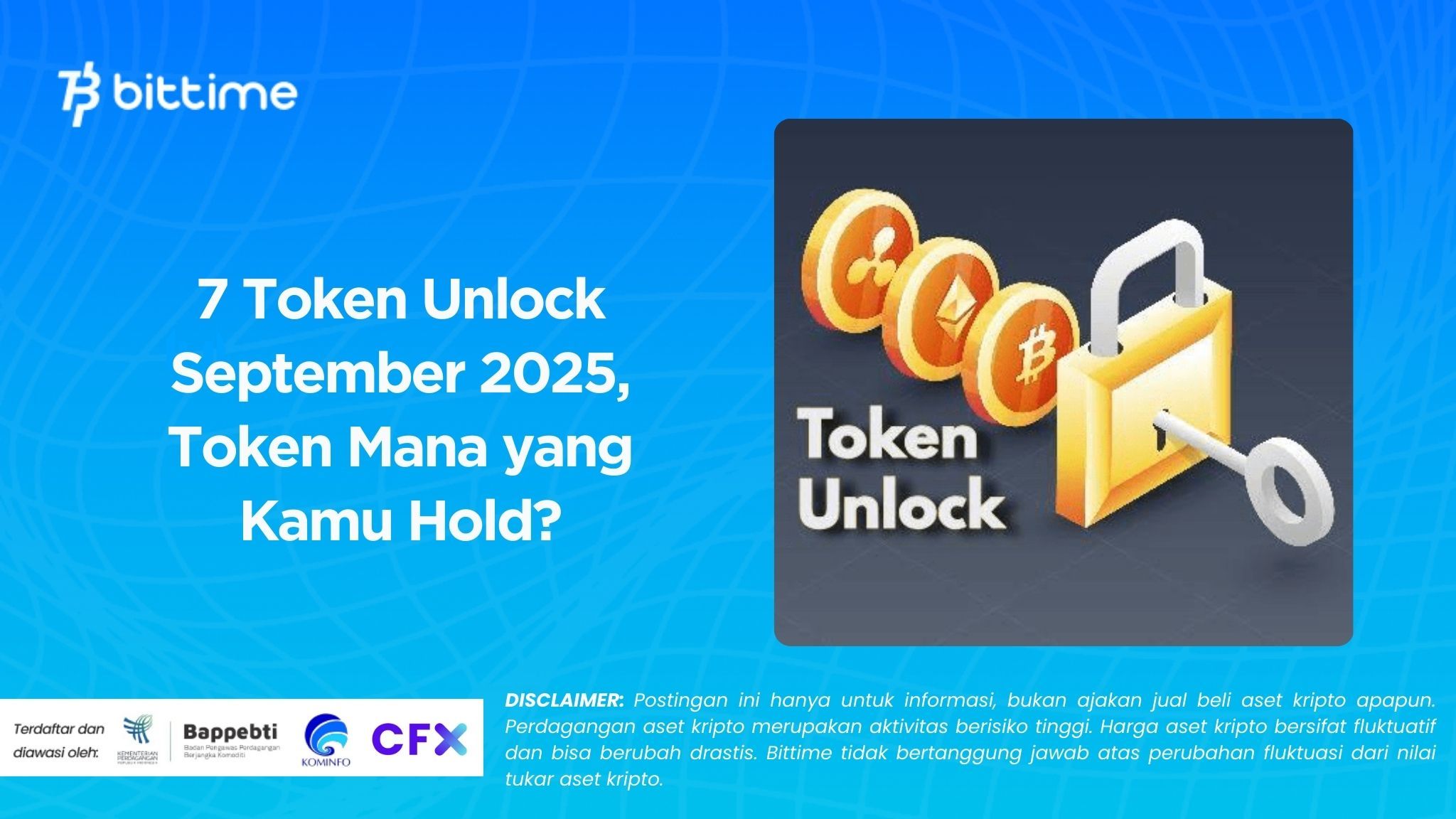 7 Token Unlocks September 2025, Which Token Are You Holding?