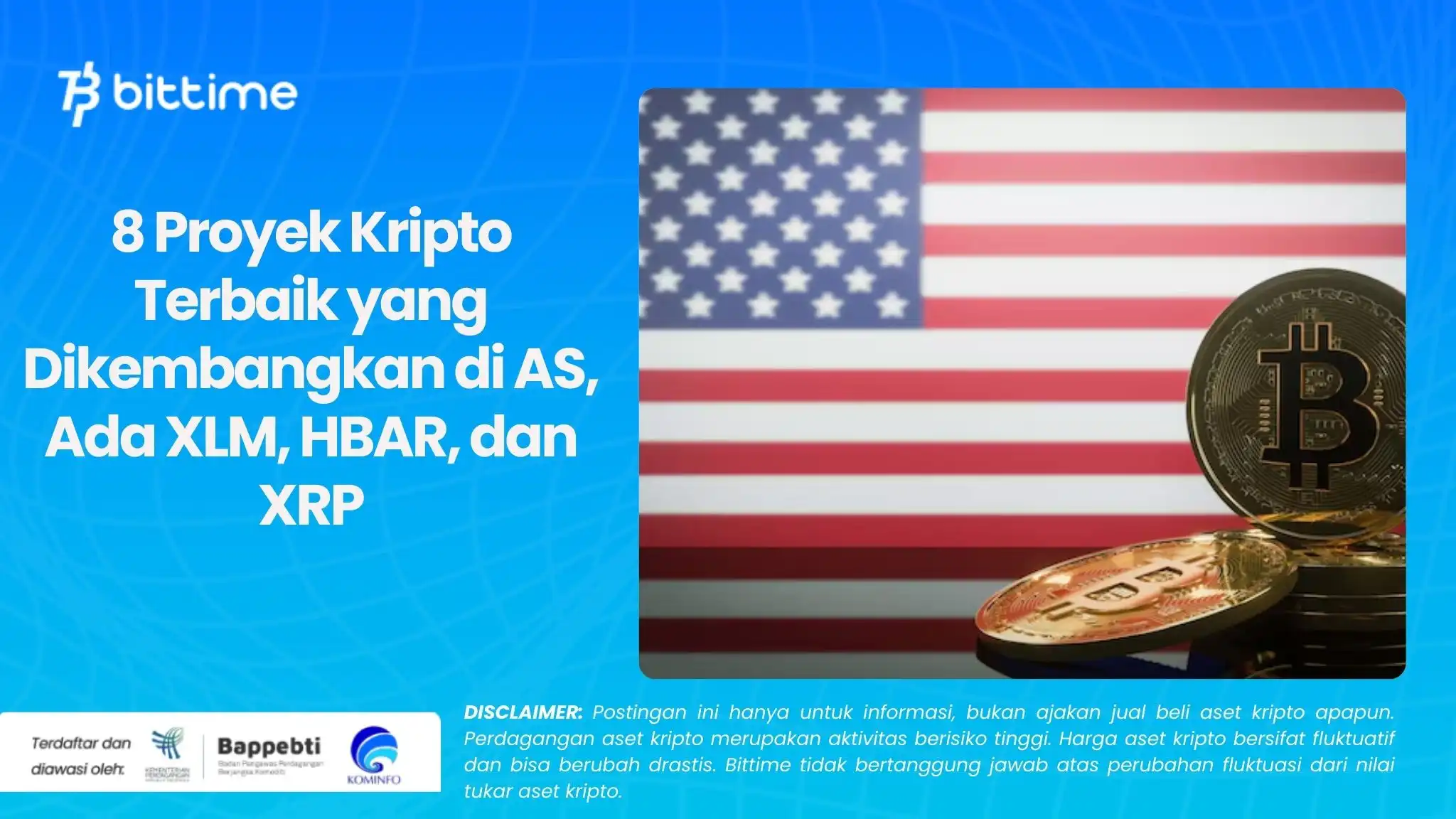 8 Proyek Kripto Terbaik yang Dikembangkan di AS, Ada XLM, HBAR, dan XRP