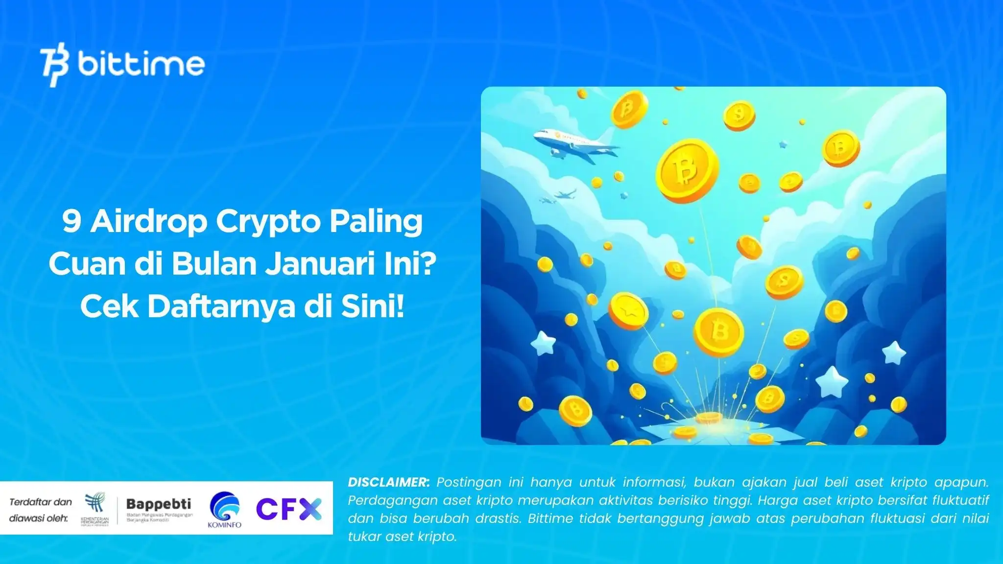 9 Airdrop Crypto Paling Cuan di Bulan Januari Ini? Cek Daftarnya di Sini!