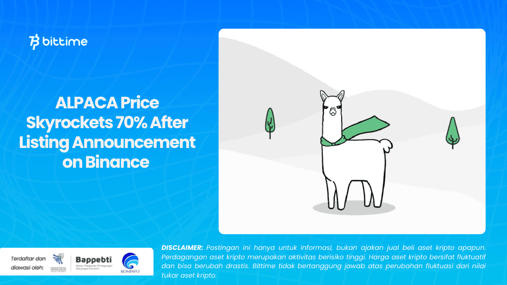 ALPACA Price Skyrockets 70% After Listing Announcement on Binance