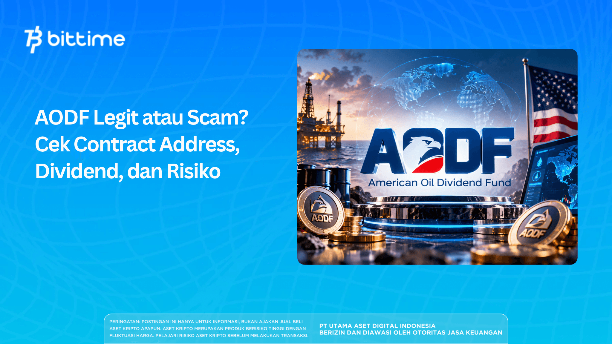 AODF Legit atau Scam? Cek Contract Address, Dividend, dan Risiko