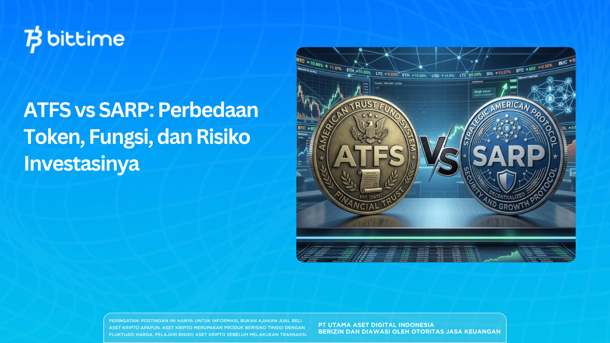 ATFS vs SARP: Perbedaan Token, Fungsi, dan Risiko Investasinya