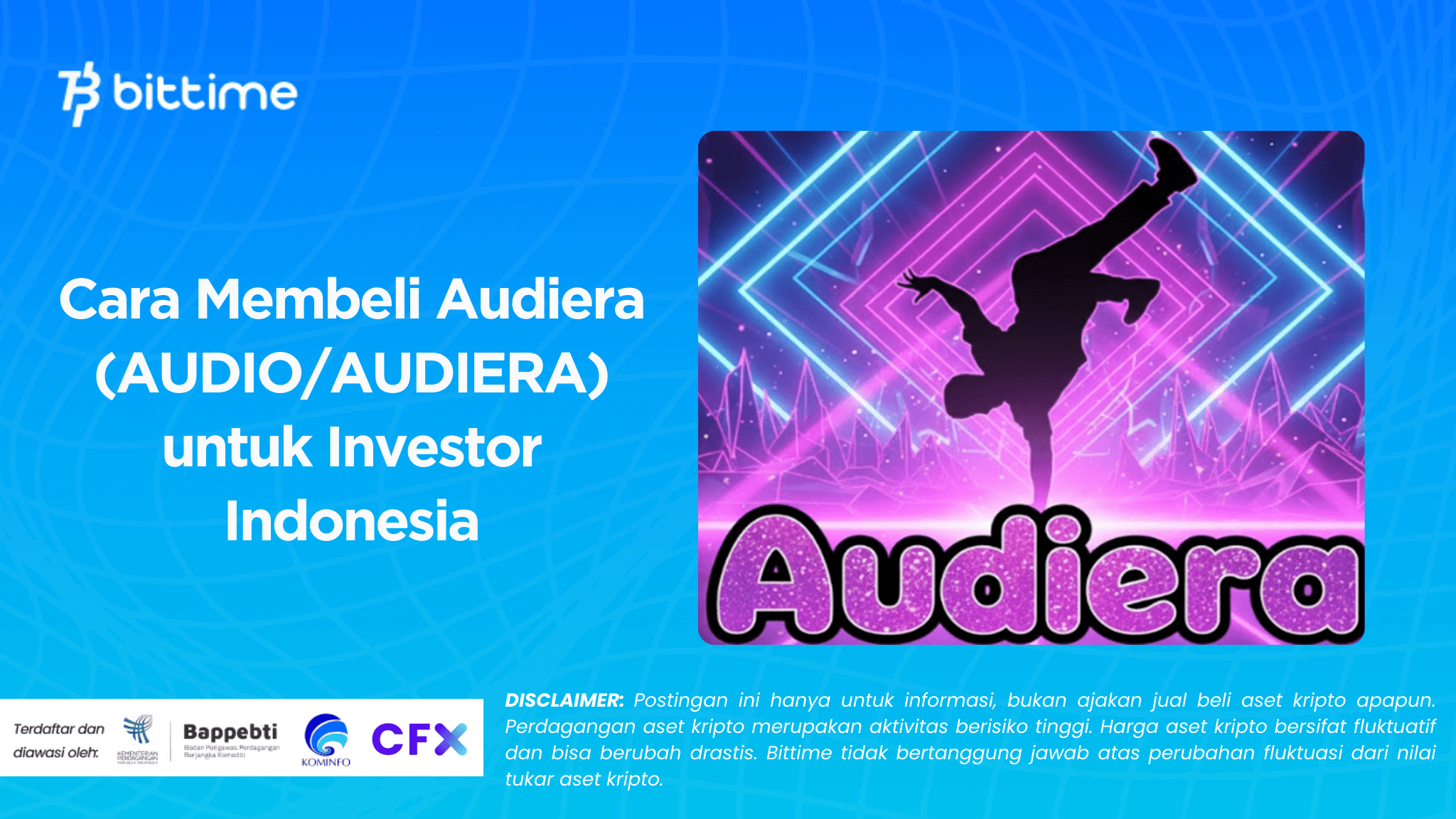 Cara Membeli Audiera (AUDIO/AUDIERA) untuk Investor Indonesia