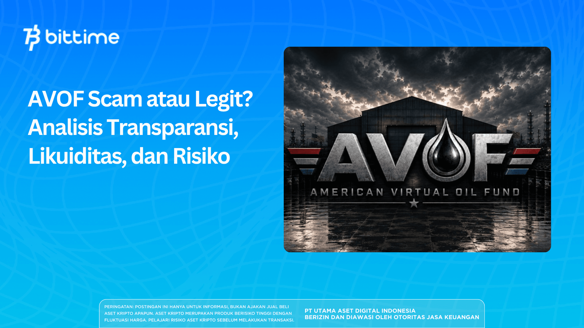 AVOF Scam atau Legit? Analisis Transparansi, Likuiditas, dan Risiko