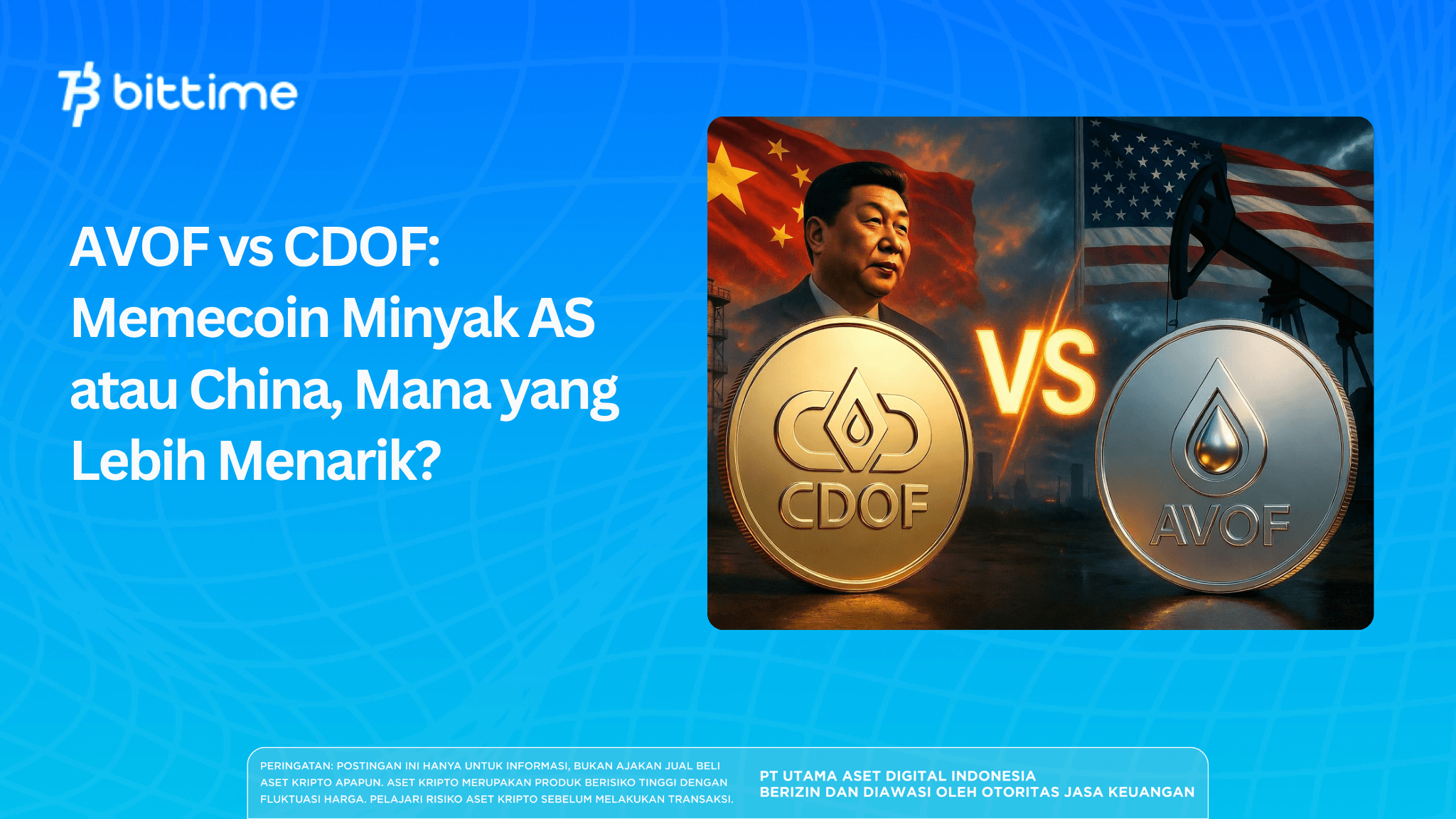 AVOF vs CDOF: Memecoin Minyak AS atau China, Mana yang Lebih Menarik?
