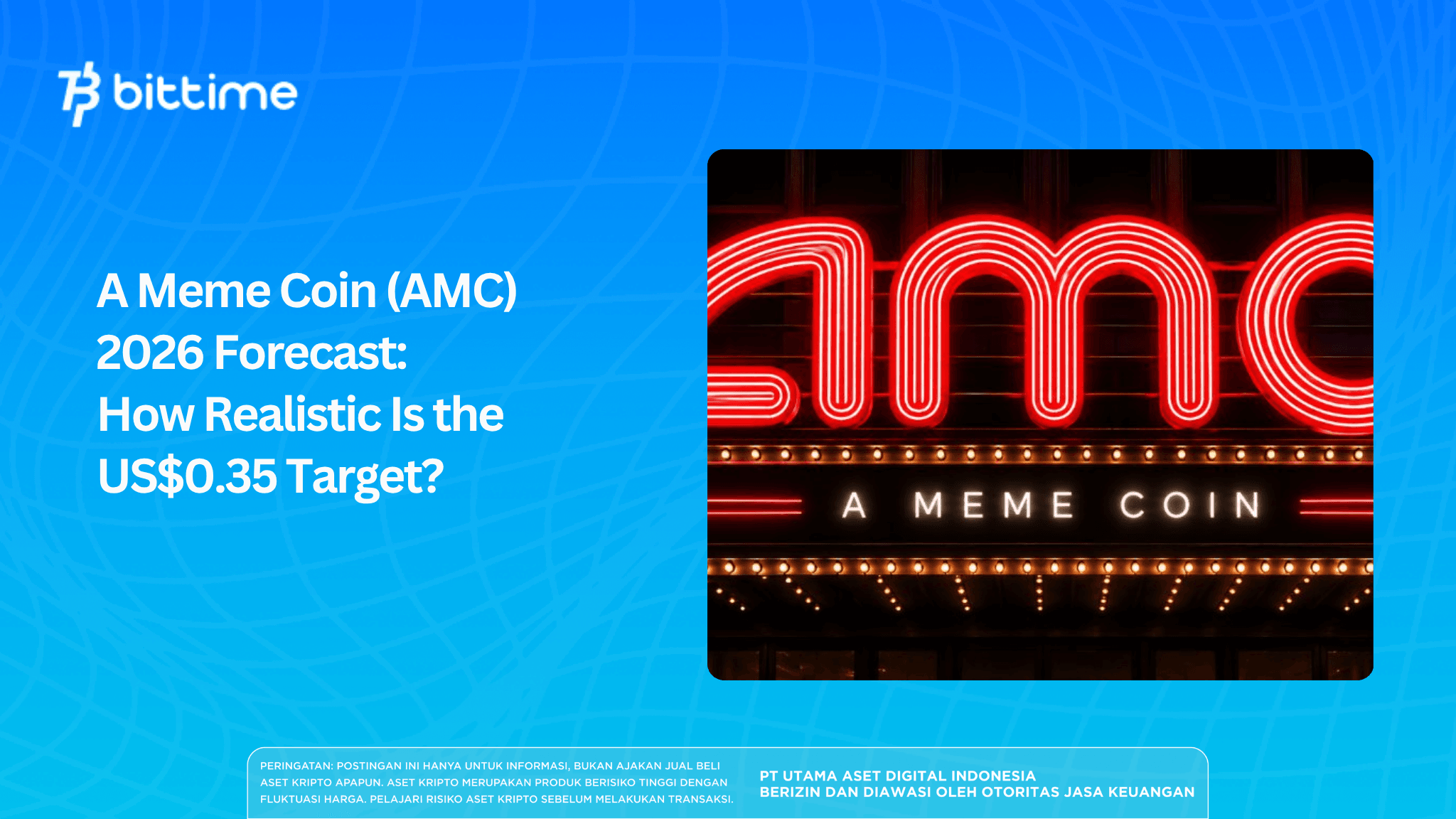 A Meme Coin (AMC) 2026 Prediction: How Realistic Is the US$0.35 Target?