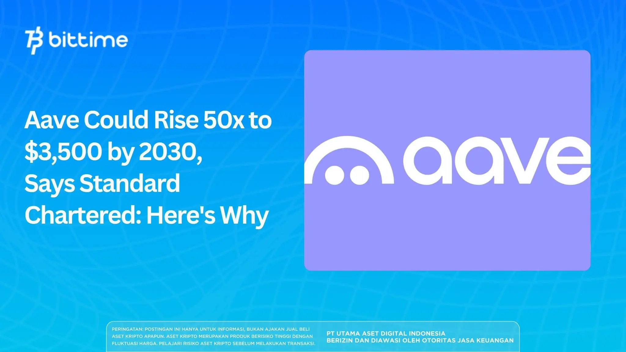 Aave Could Rise 50x to $3,500 by 2030, Says Standard Chartered