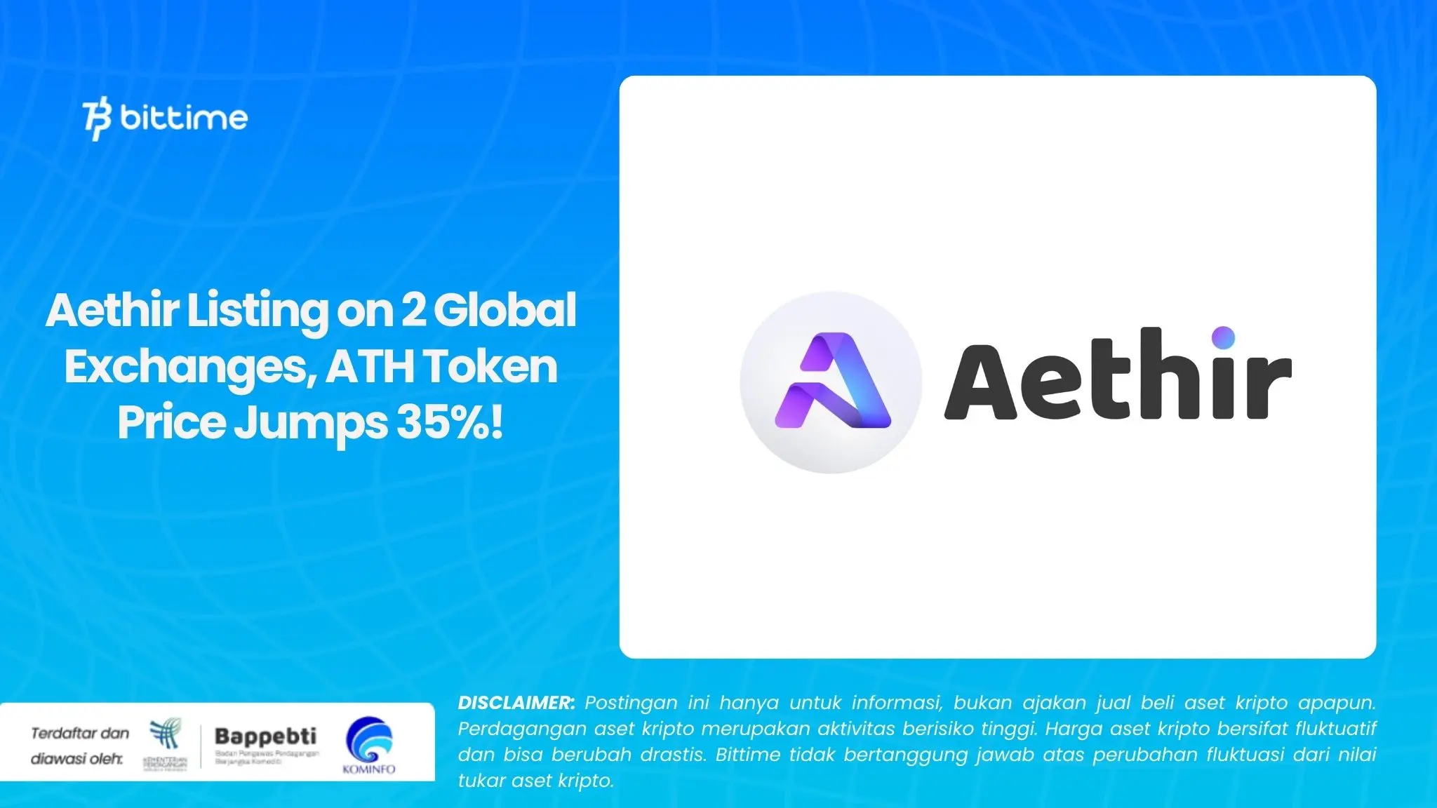 Aethir Listing on 2 Global Exchanges, ATH Token Price Jumps 35%!