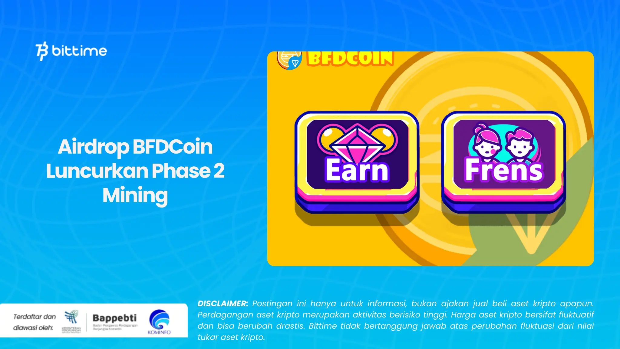 Airdrop BFDCoin Luncurkan Phase 2 Mining