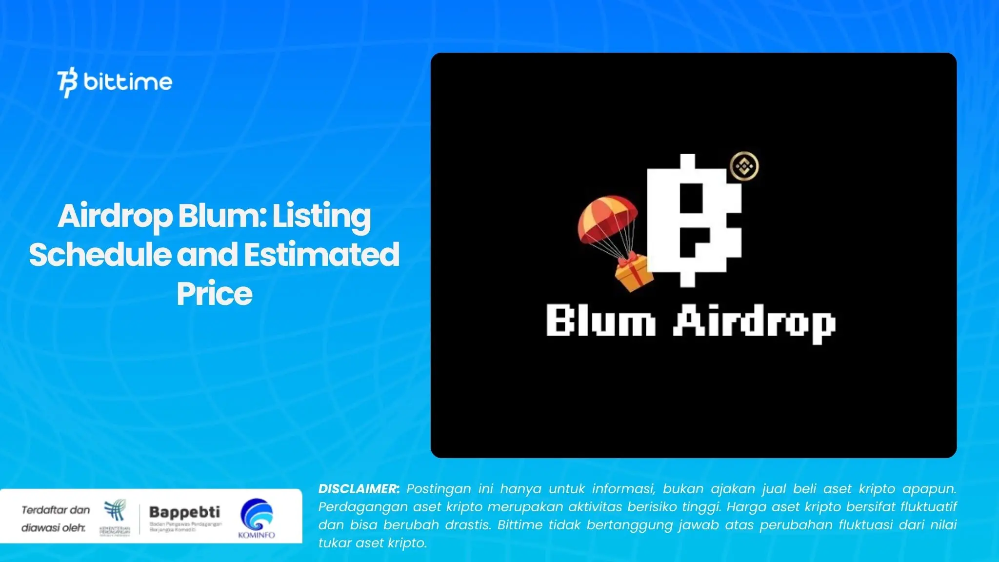 Airdrop Blum Listing Schedule and Estimated Price.webp