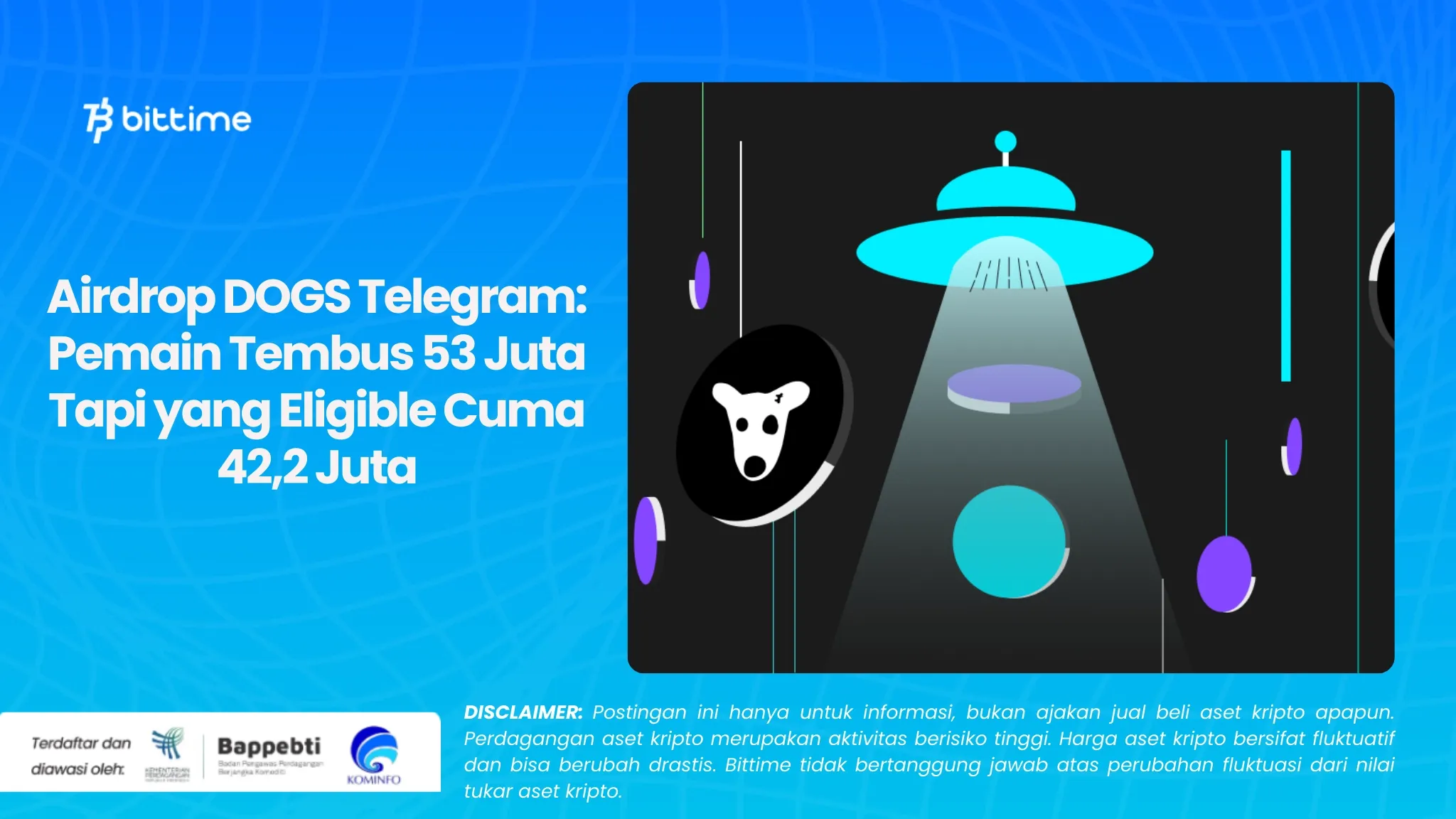 Airdrop DOGS Telegram: Pemain Tembus 53 Juta Tapi yang Eligible Cuma 42,2 Juta