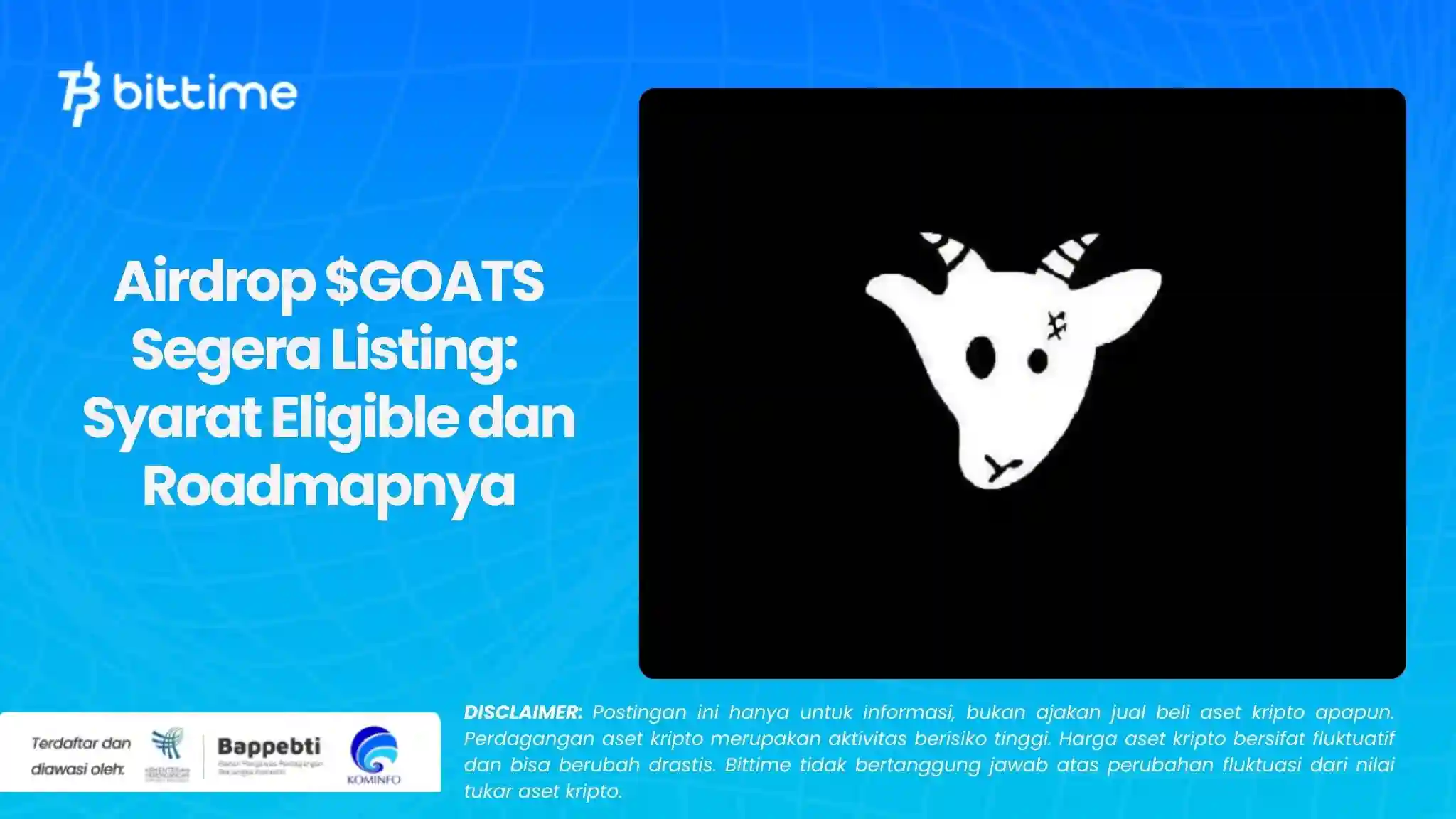 Airdrop $GOATS Segera Listing Syarat Eligible dan Roadmapnya.webp