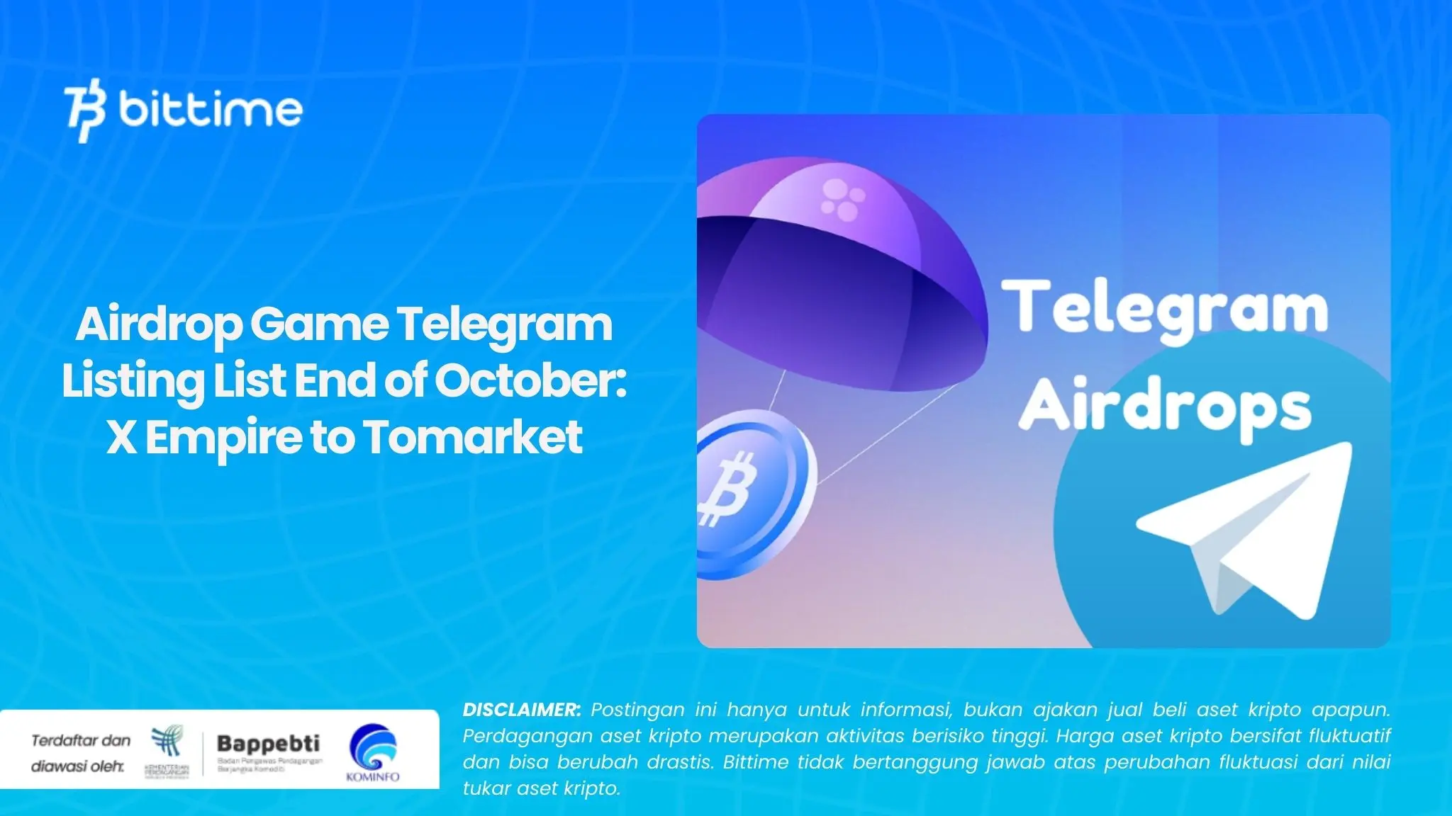 Airdrop Game Telegram Listing List End of October: X Empire to Tomarket
