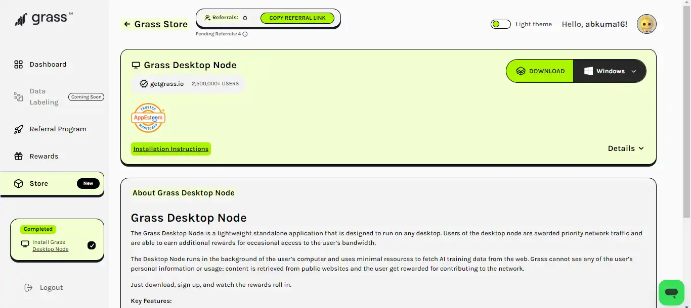 Airdrop Grass Stage 2 Sudah Dimulai Syarat Baru Install Aplikasi Desktop Grass - 3.webp