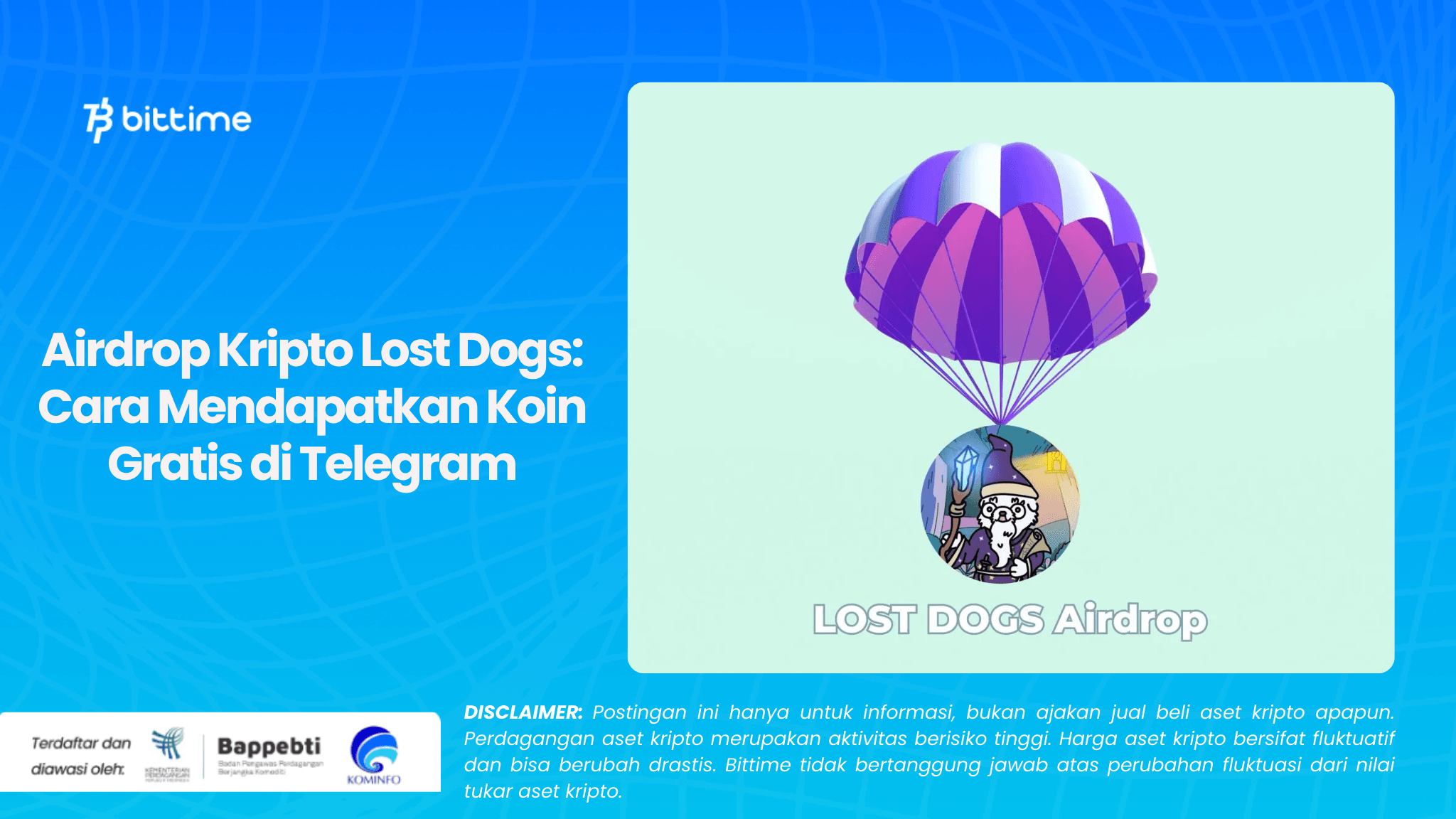 Airdrop Kripto Lost Dogs Cara Mendapatkan Koin Gratis di Telegram