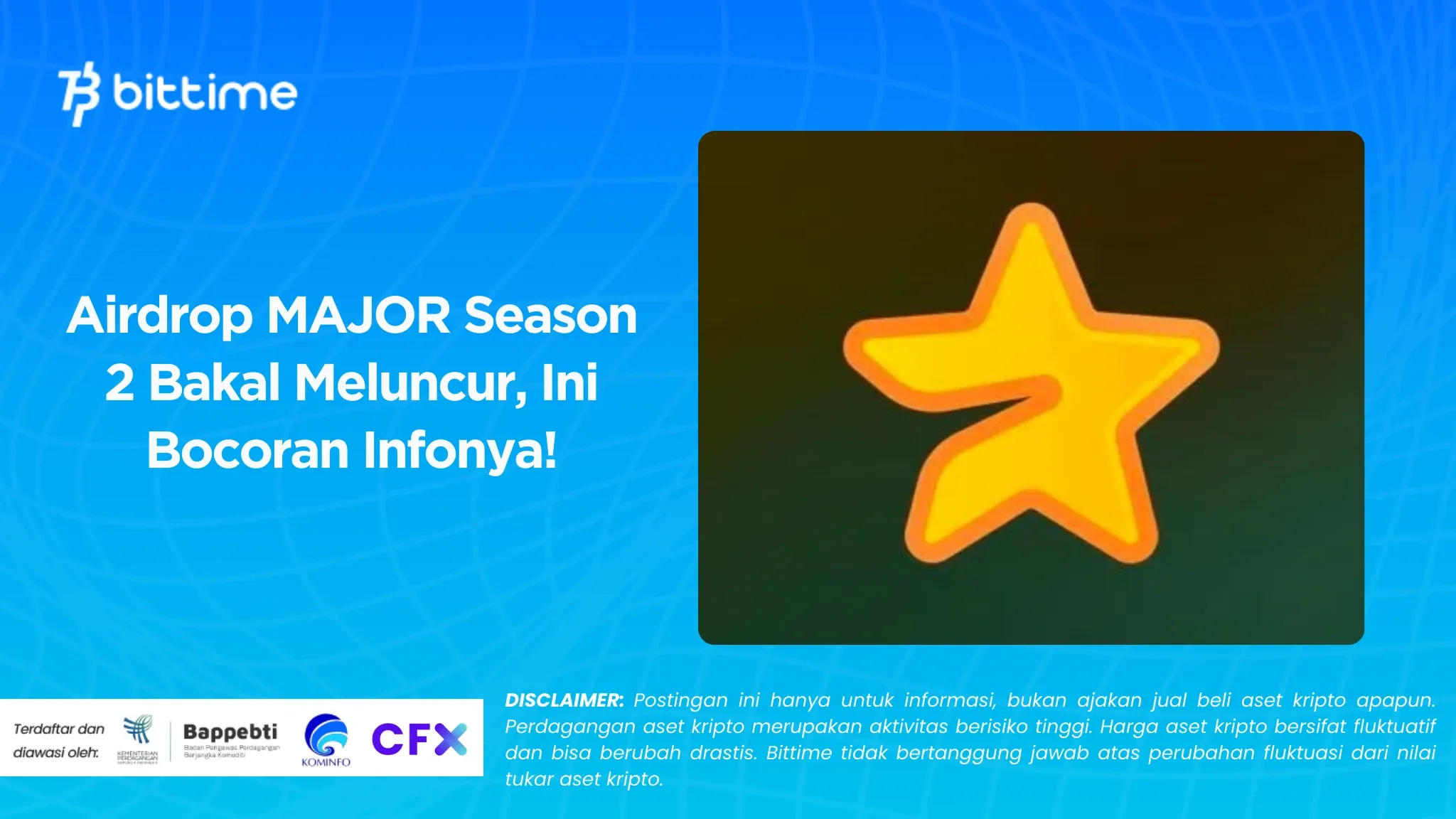 Airdrop MAJOR Season 2 Bakal Meluncur, Ini Bocoran Infonya!.