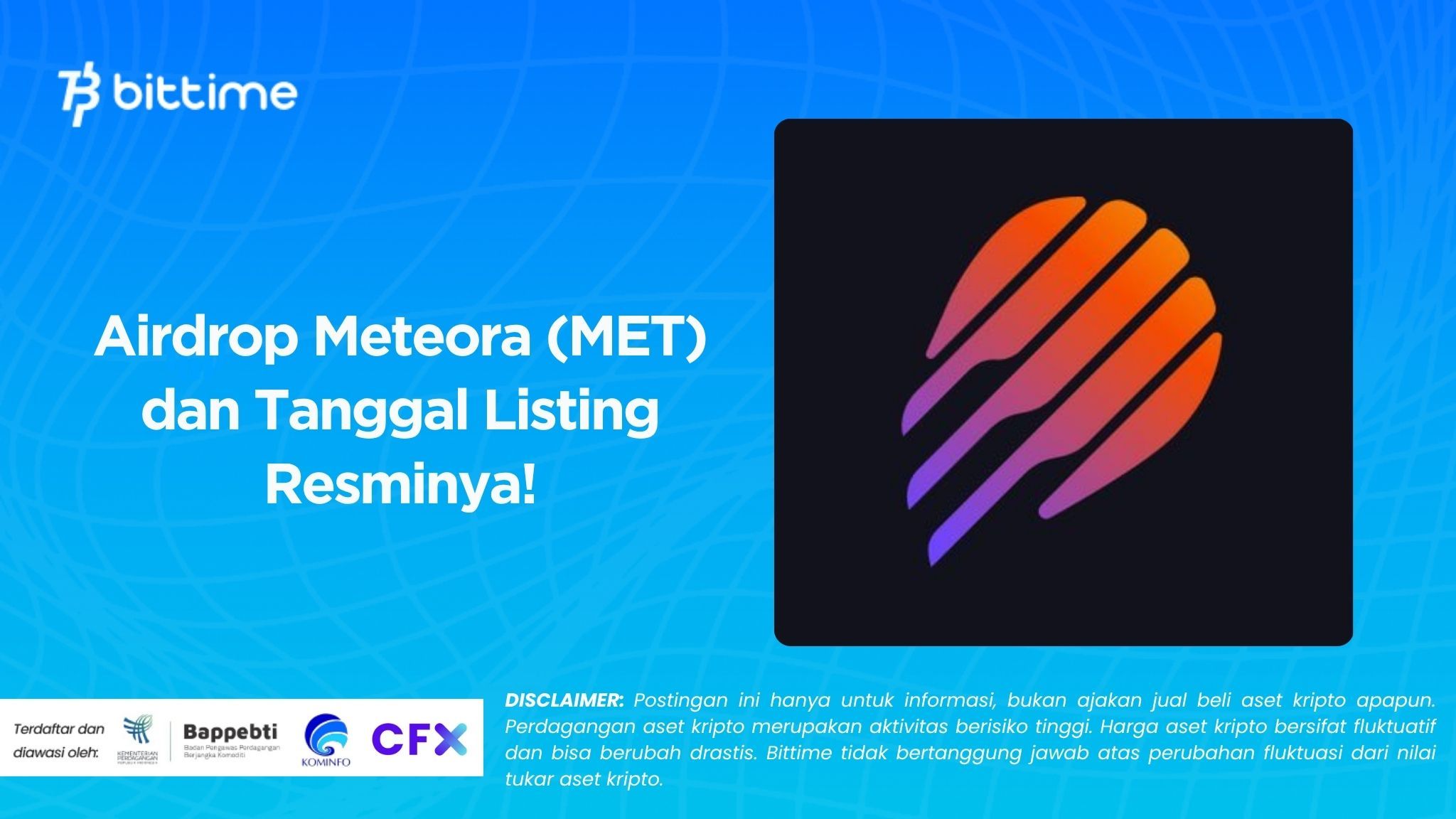 Airdrop Meteora (MET) dan Tanggal Listing Resminya!